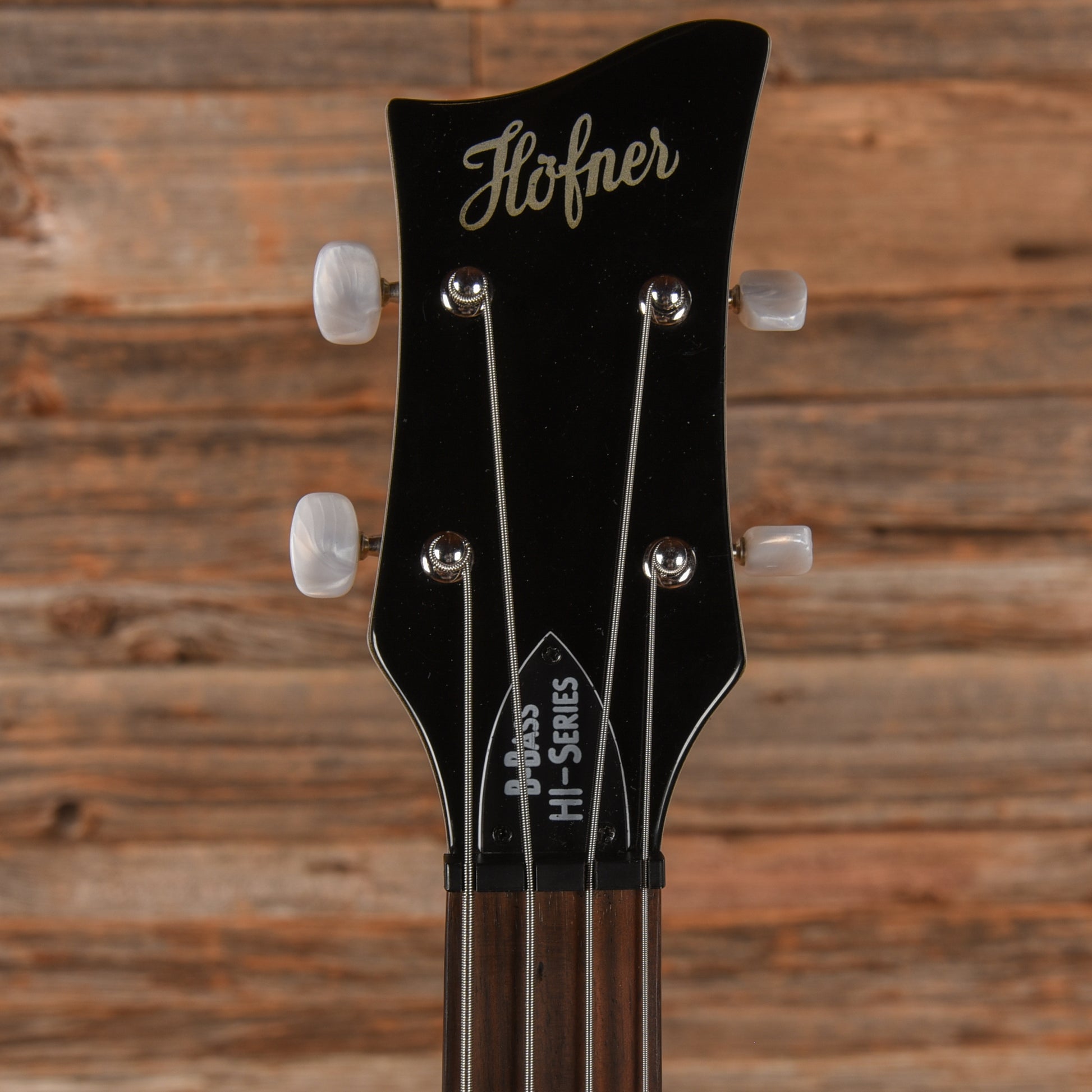Hofner Ignition B-Bass HI Series Violin Bass Pearl White Bass Guitars / 4-String