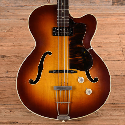 Hofner Senator Bass Sunburst 1965 Bass Guitars