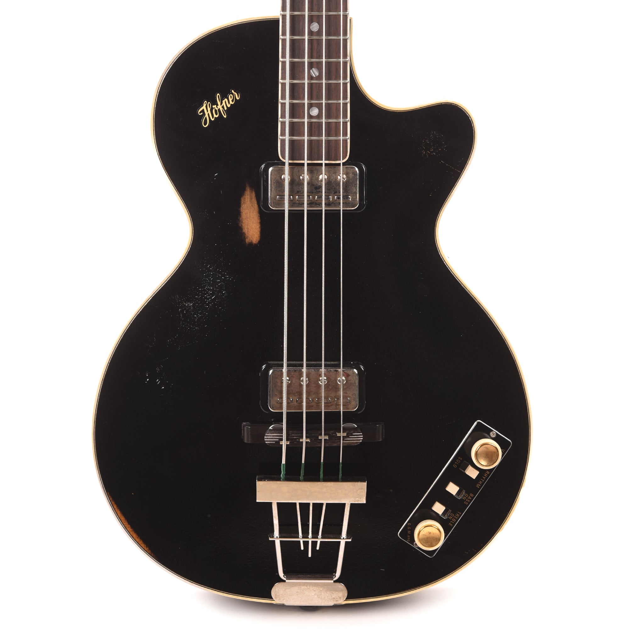 Hofner Limited Edition H500/2-RLC-O 1965 Reissue Club Bass Vintage Relic Black Bass Guitars / Short Scale