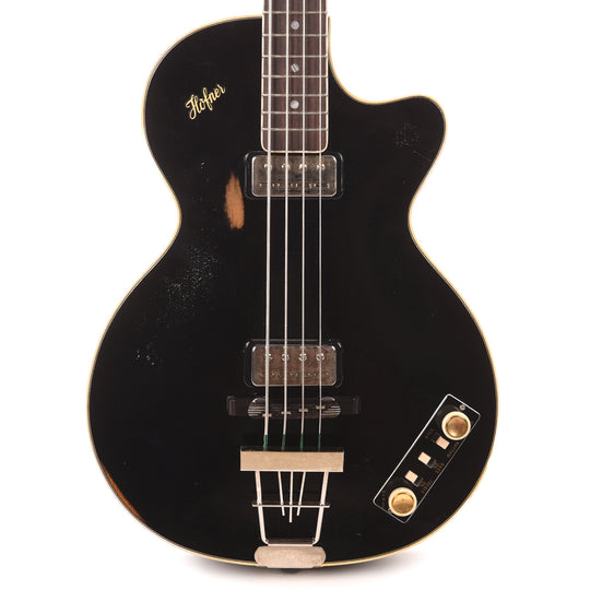 Hofner Limited Edition H500/2-RLC-O 1965 Reissue Club Bass Vintage Relic Black Bass Guitars / Short Scale