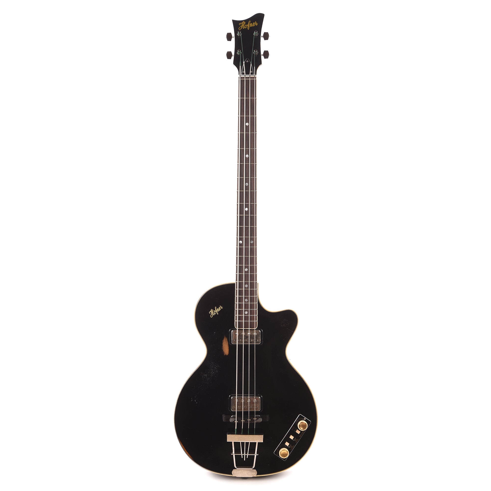 Hofner Limited Edition H500/2-RLC-O 1965 Reissue Club Bass Vintage Relic Black Bass Guitars / Short Scale