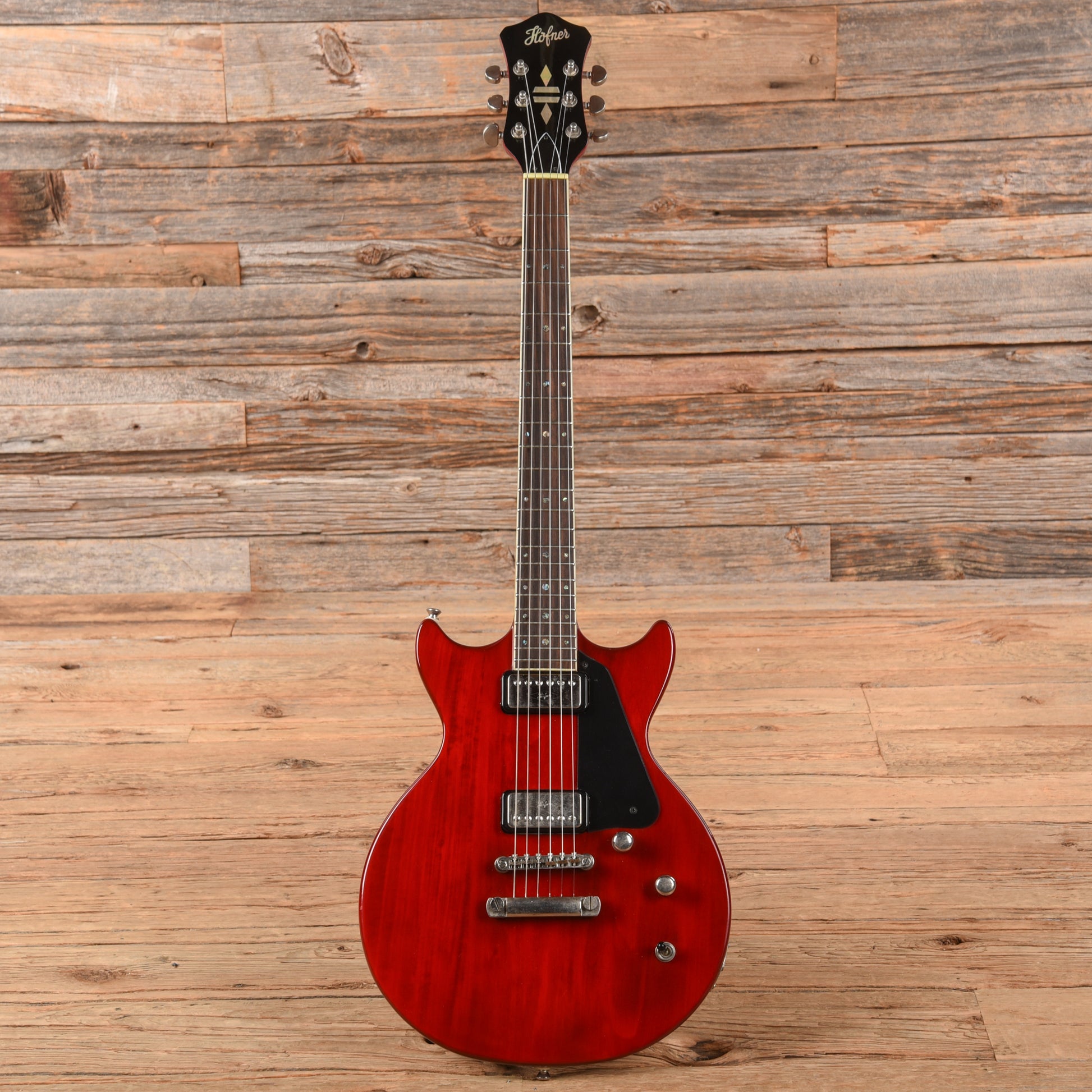 Hofner Contemporary Colorama Red Electric Guitars / Solid Body