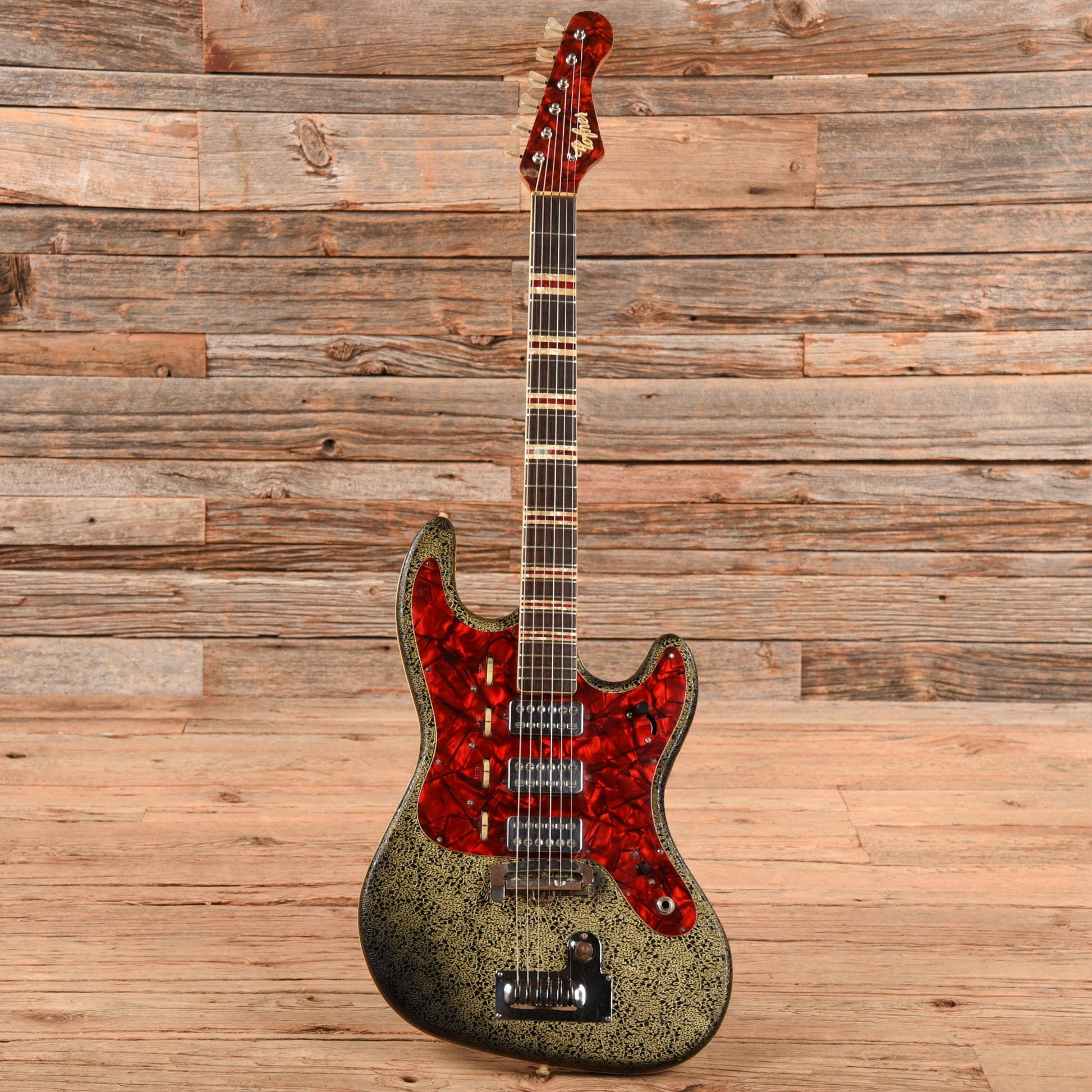 Hofner Galaxie 175 Black 1960s Electric Guitars / Solid Body