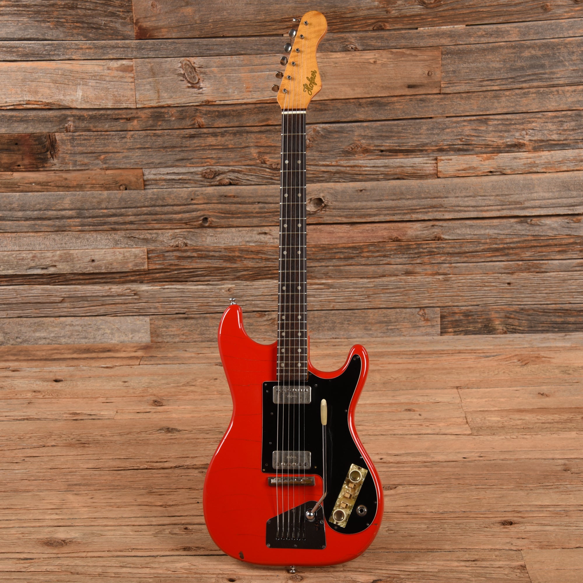 Hofner Galaxy Red 1960s – Chicago Music Exchange