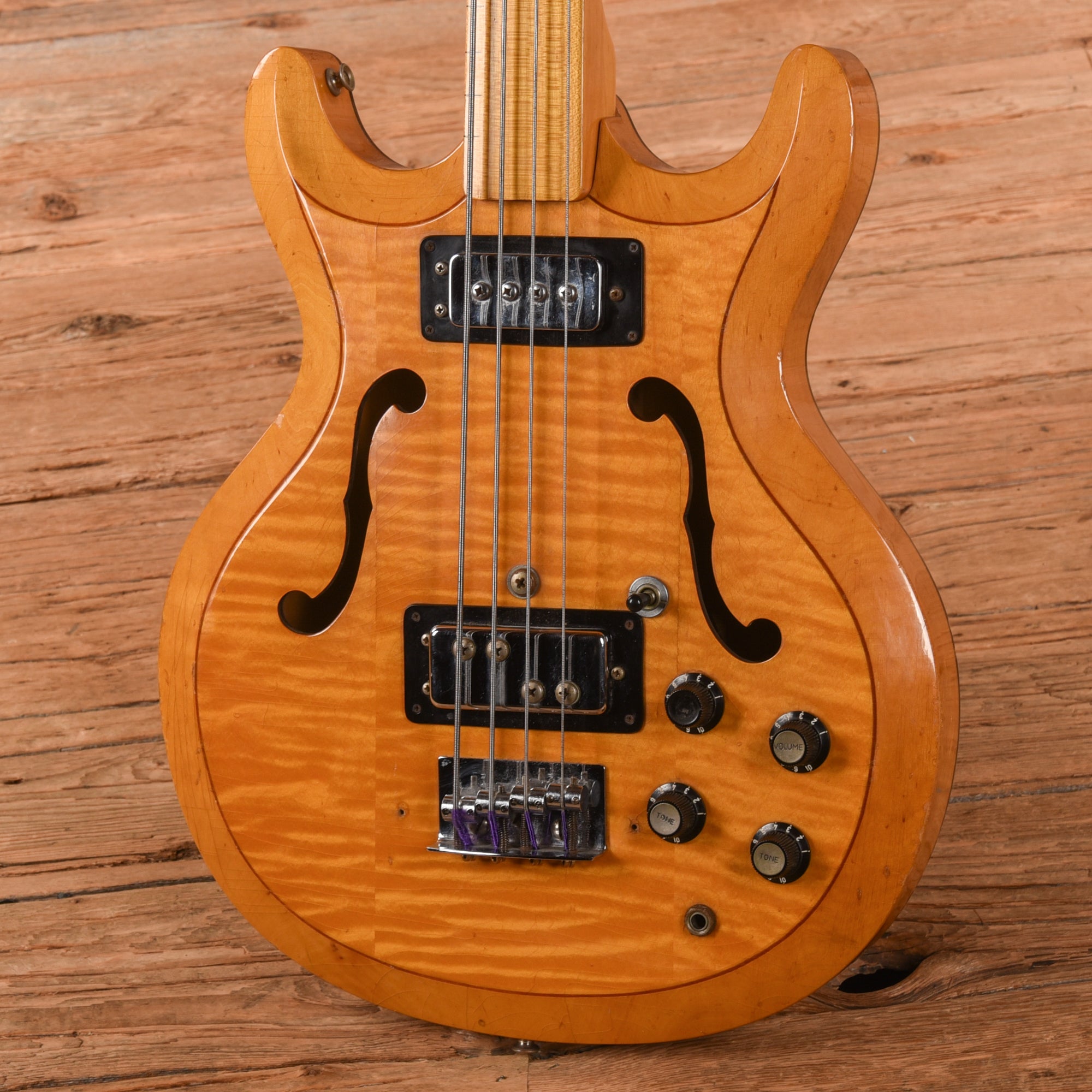 Hohner Bartell Black Widow Fretless natural 1971 Bass Guitars / 5-String or More