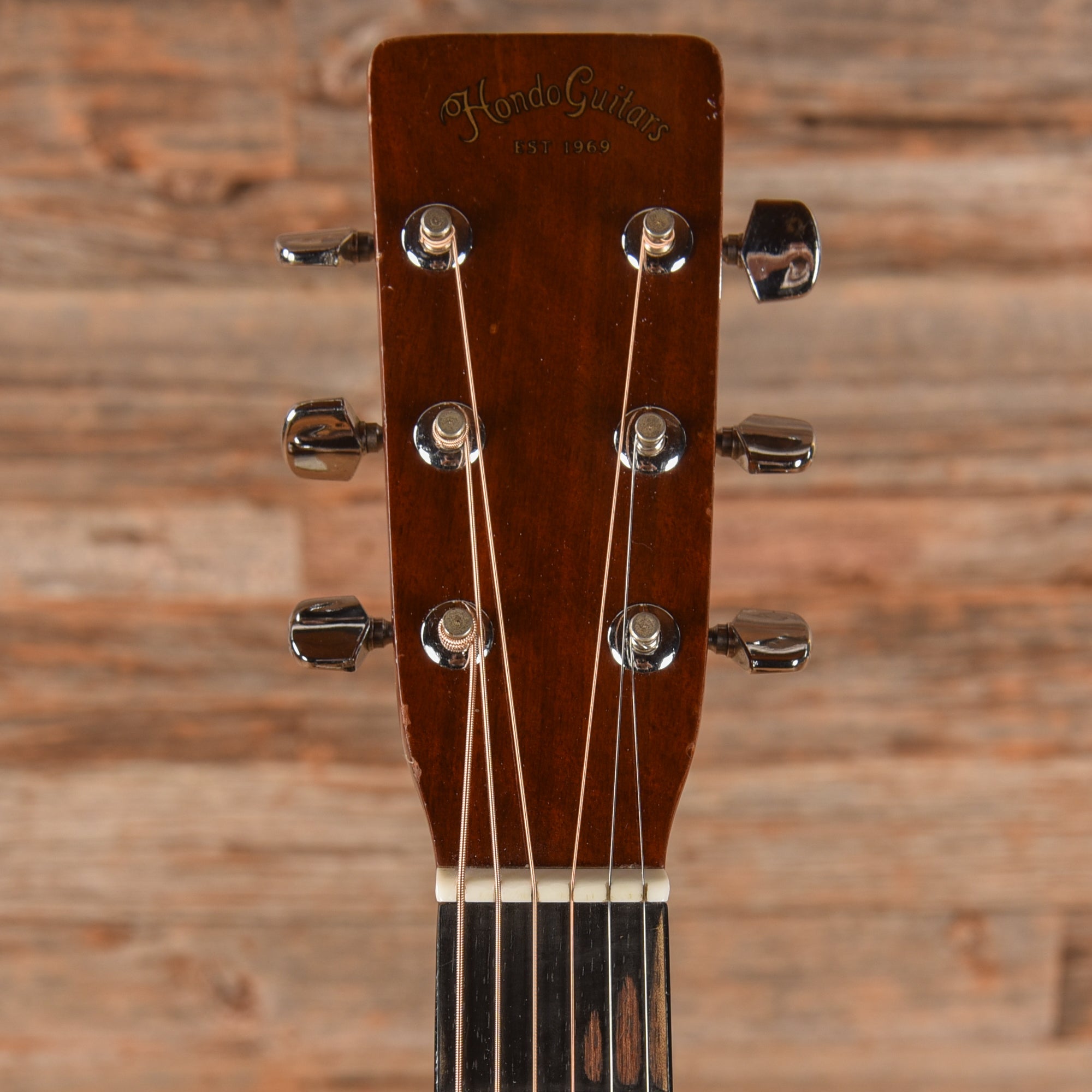 Hondo H-18E Natural Acoustic Guitars