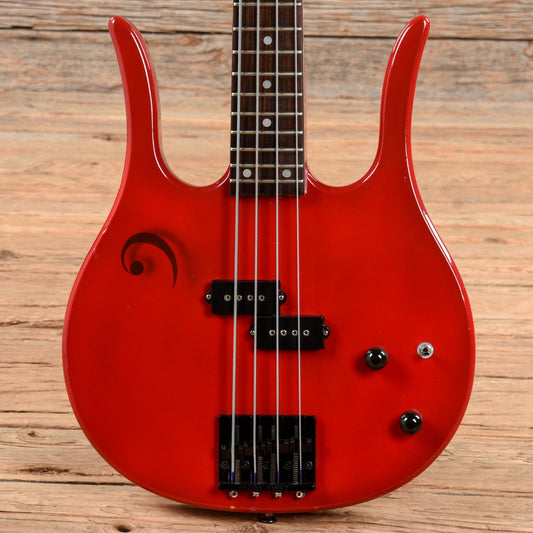 Hondo Long Horn Long Scale Bass Red Refin Bass Guitars / 4-String