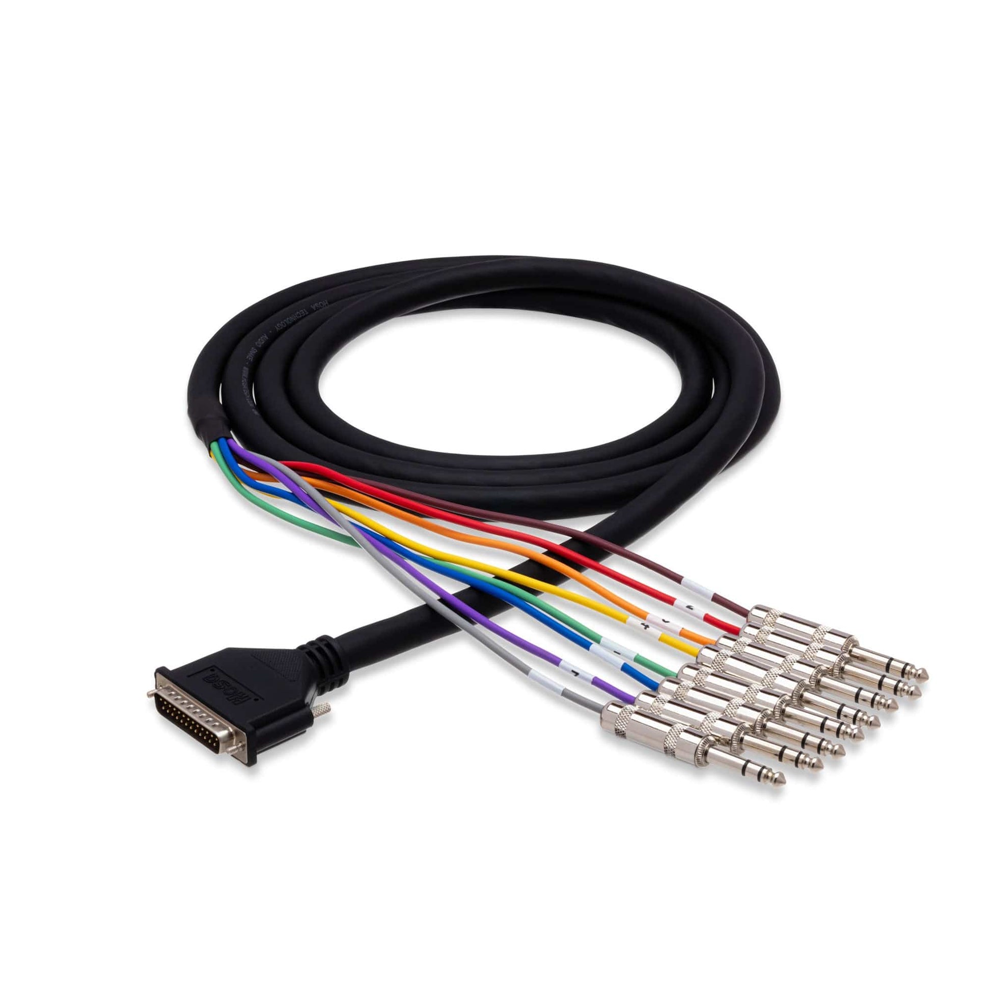 Hosa Balanced Snake DB25 to 1/4 in TRS 6.6' Accessories / Cables