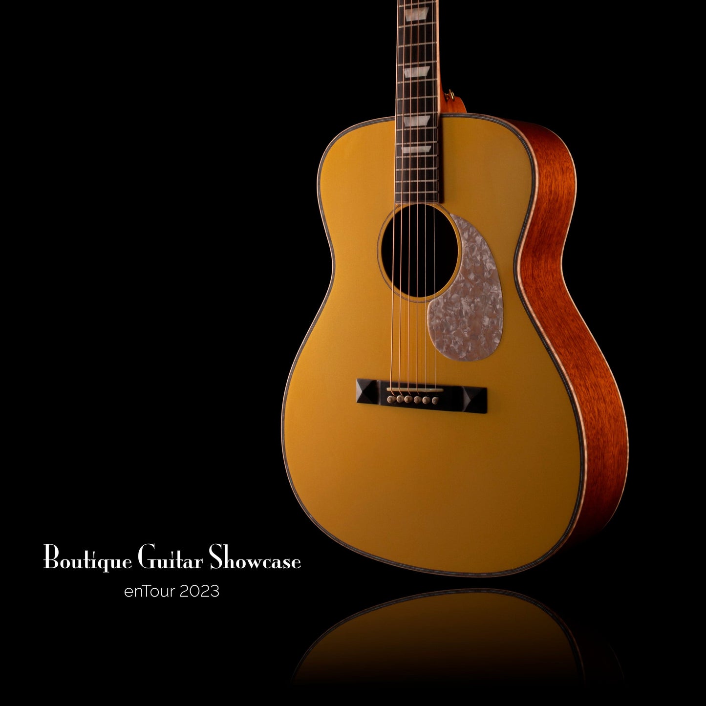 Hozen Red Label OM "Gold" Adirondack Spruce/African Mahogany Gold Acoustic Guitars / OM and Auditorium