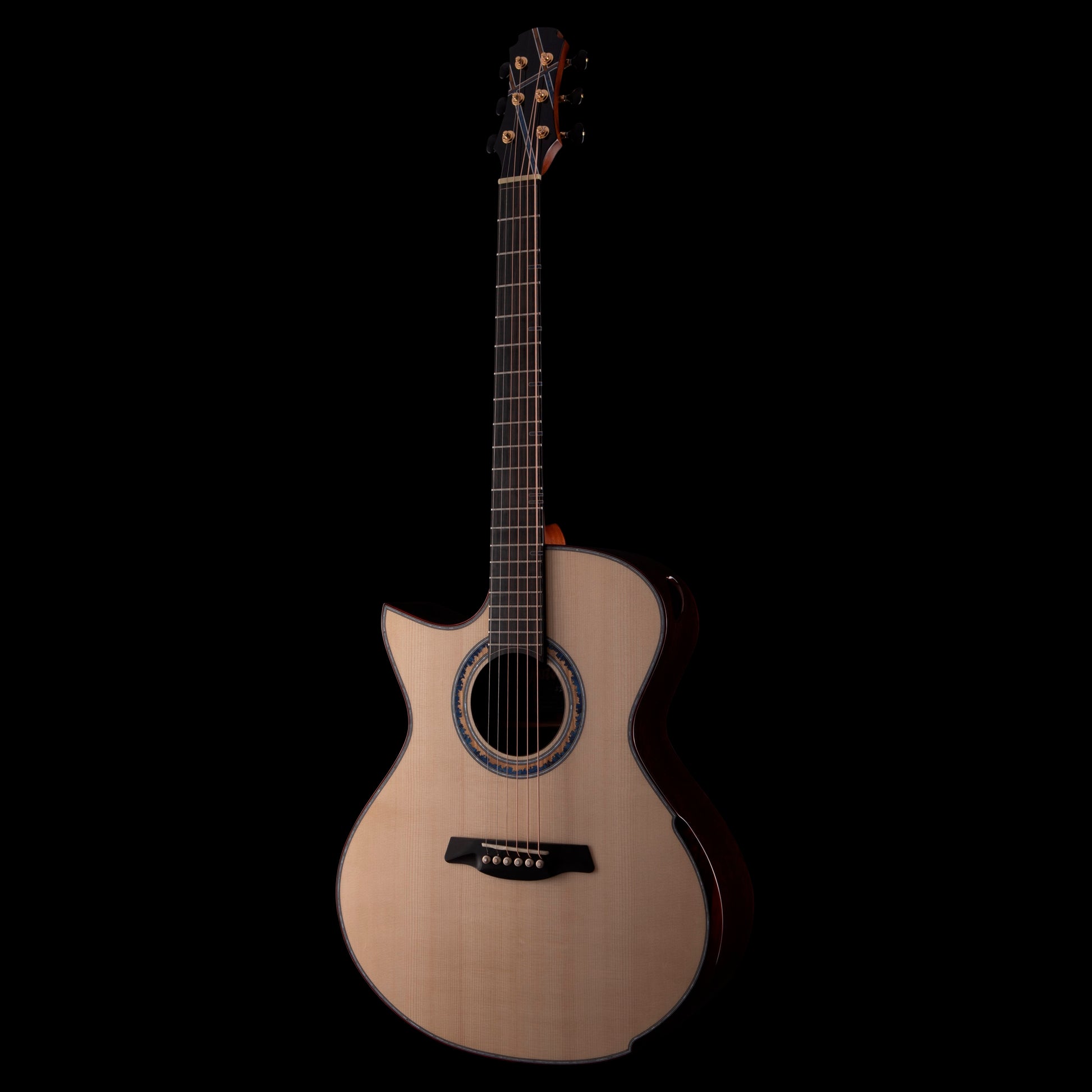 Hozen Blue Label MJ Twins Lefty African Wenge/Swiss Moon Spruce