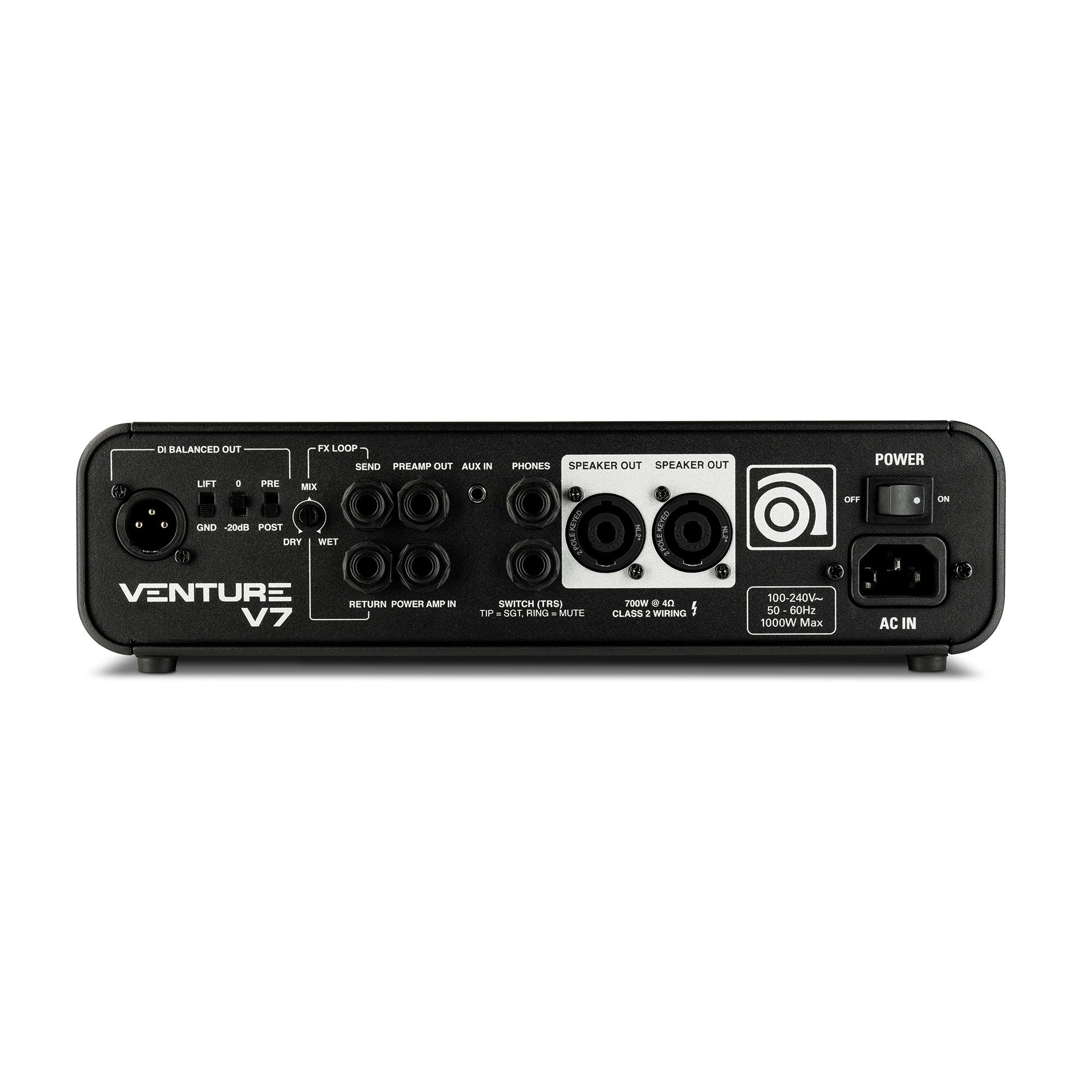 Ampeg Venture V7 700W Bass Amp Head