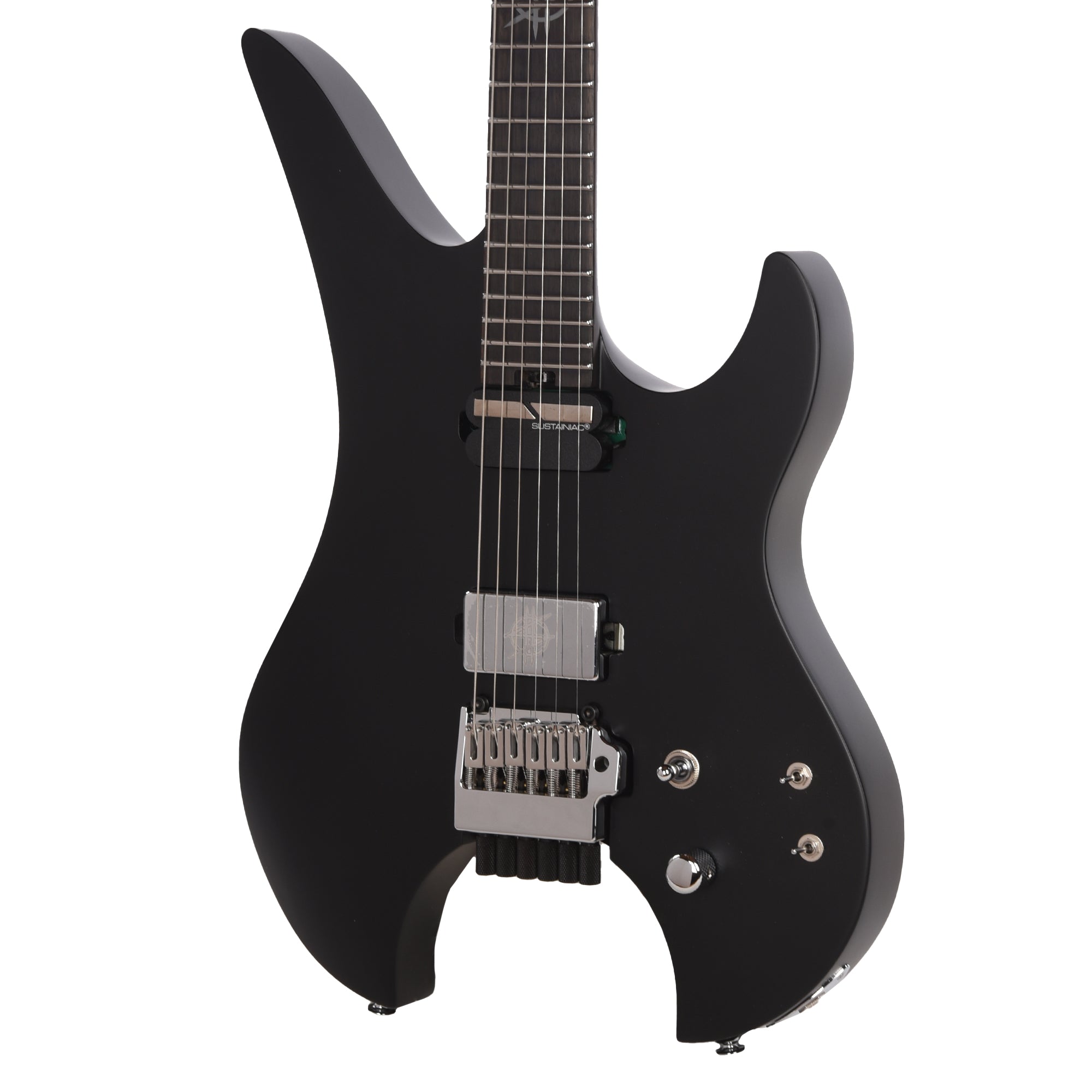 Schecter Synyster Gates Custom-6 TR-S Headless Electric Guitar Satin Black