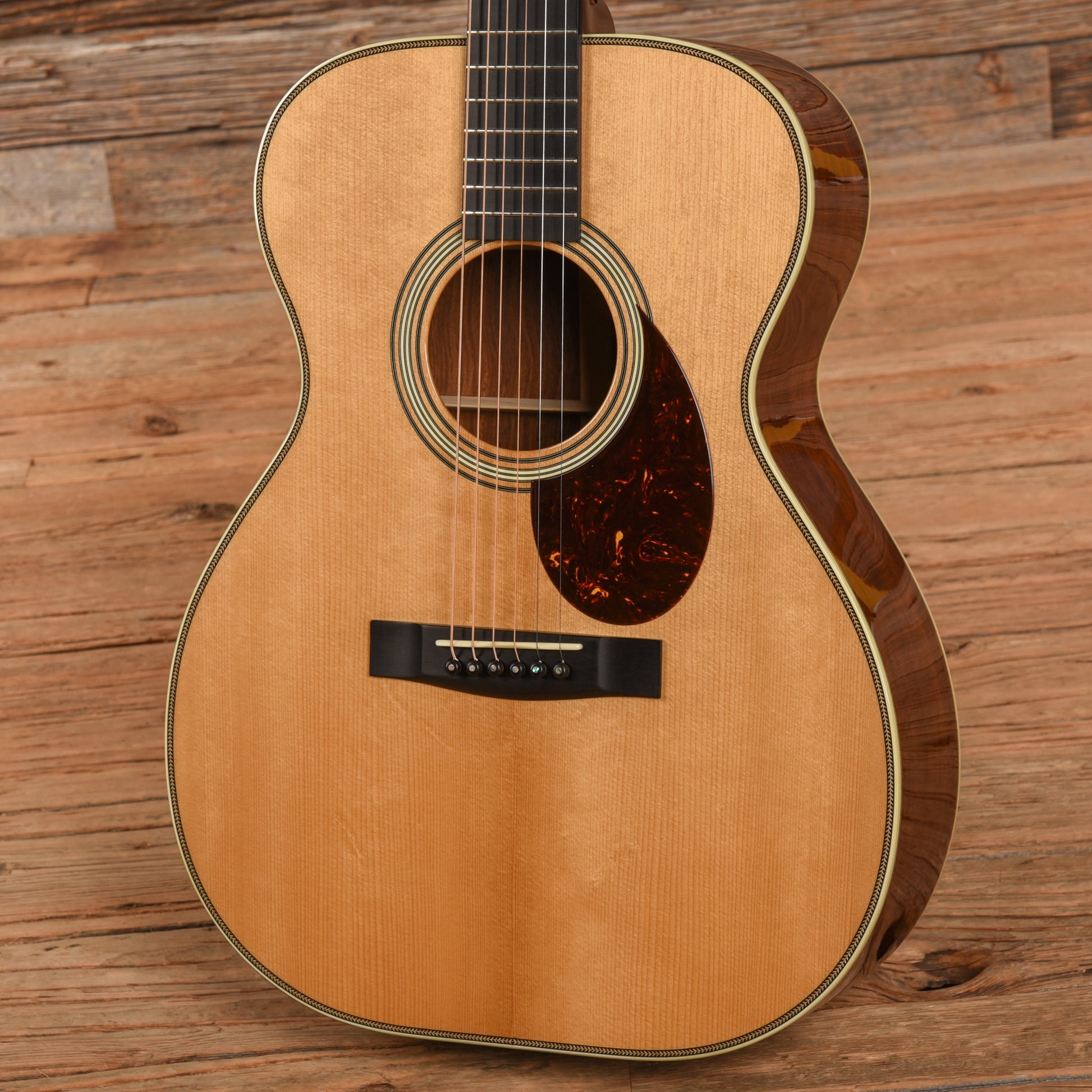 Huss & Dalton TOM-R Custom Cocobolo Natural Acoustic Guitars / Dreadnought