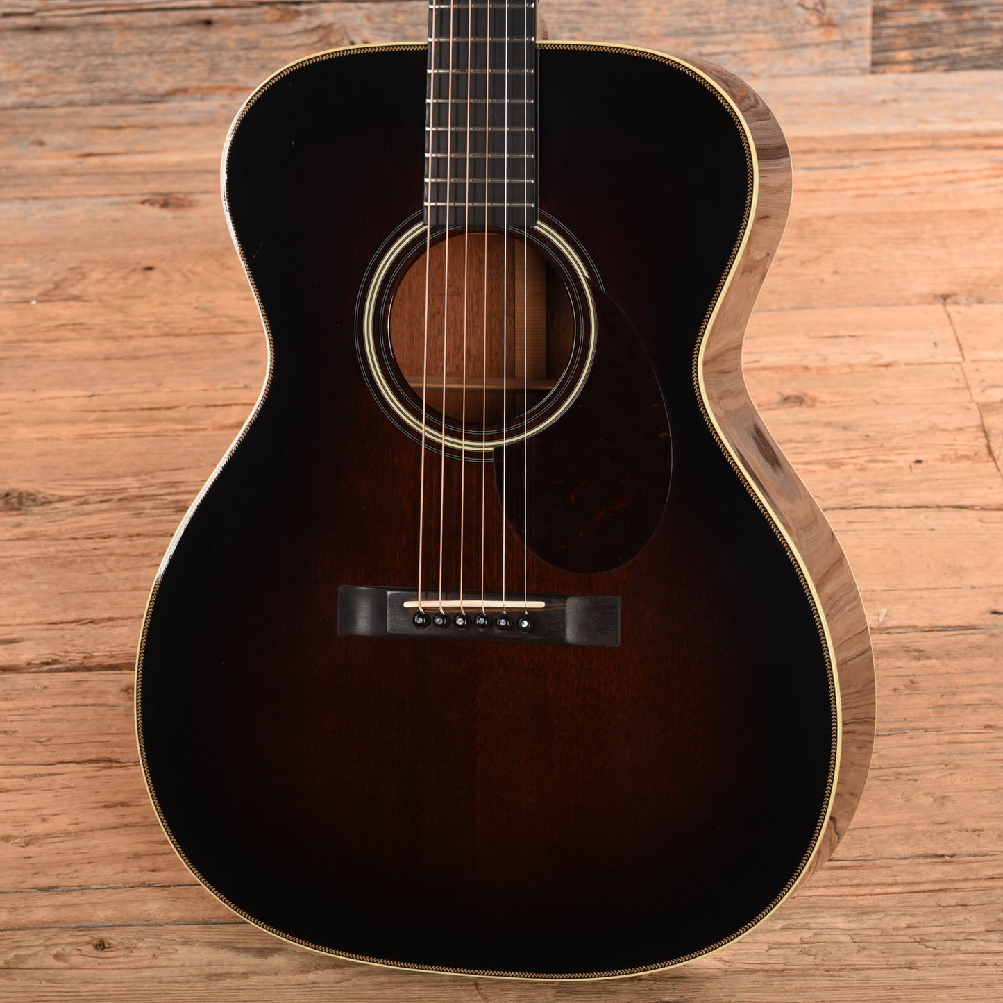 Huss & Dalton Tom-R Custom Brown Burst 2005 Acoustic Guitars