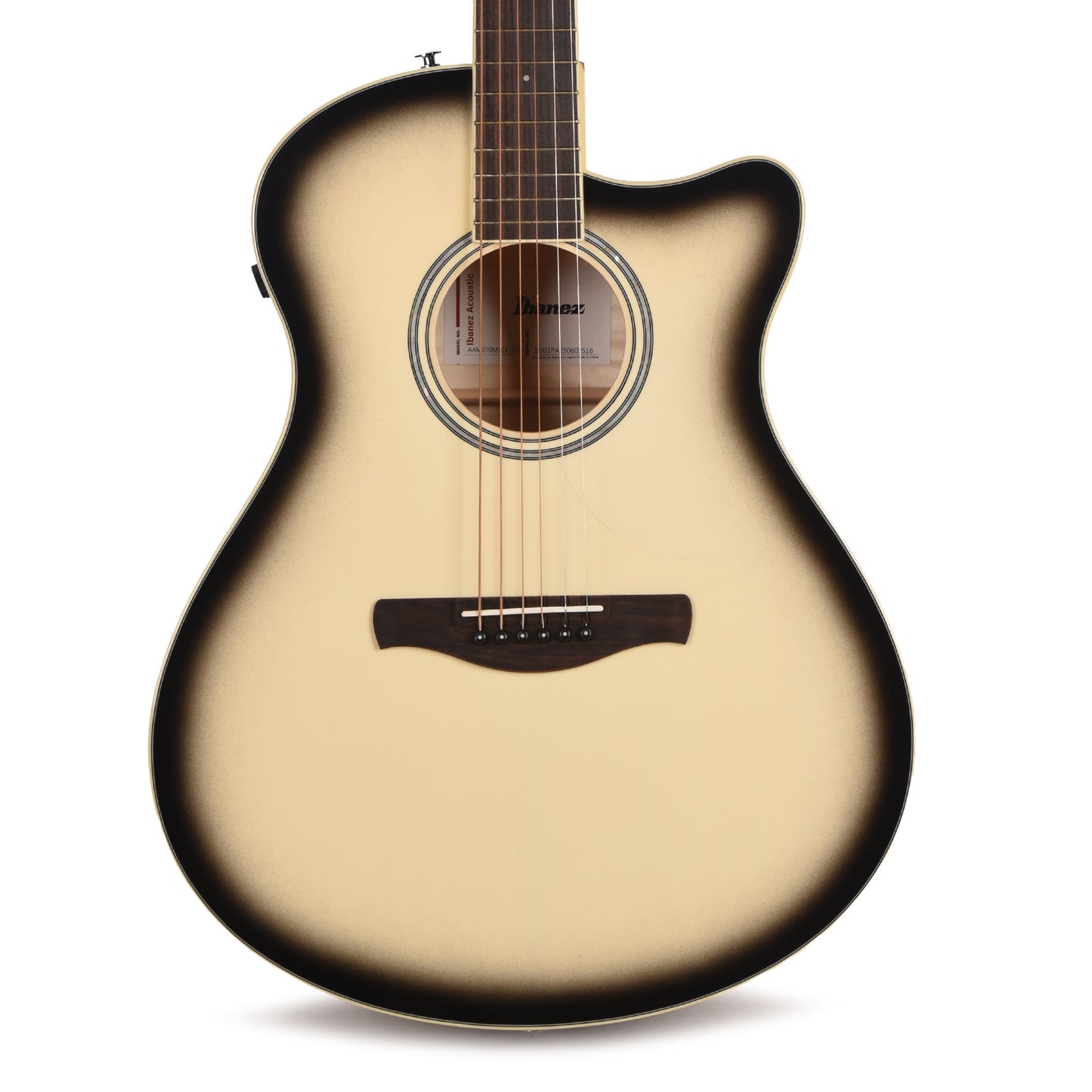 Ibanez AAM370M1CETPA Acoustic Electric Guitar Transparent Panda High Gloss Finish Acoustic Guitars / Built-in Electronics