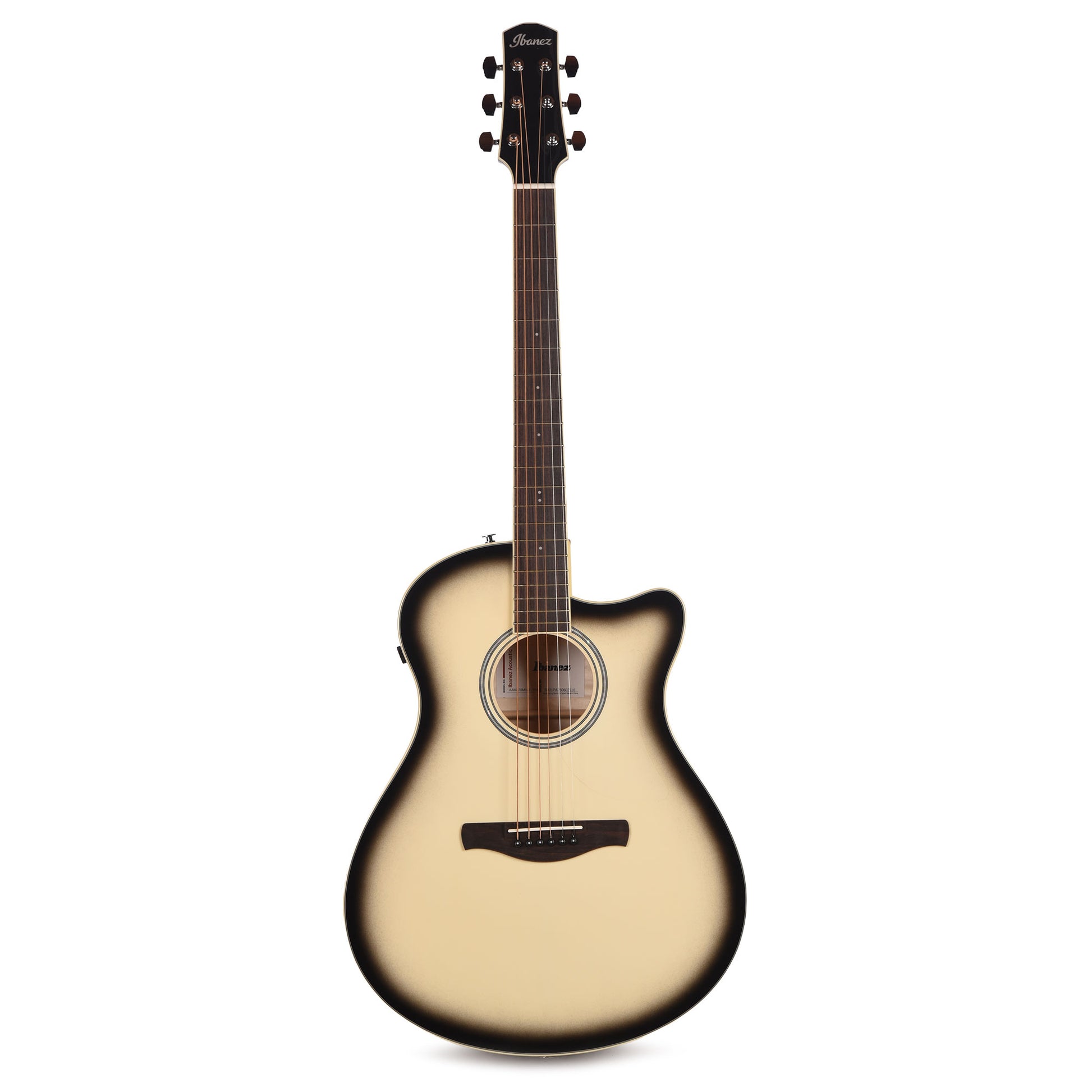 Ibanez AAM370M1CETPA Acoustic Electric Guitar Transparent Panda High Gloss Finish Acoustic Guitars / Built-in Electronics