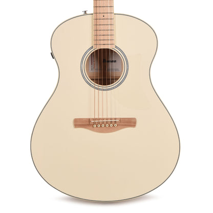 Ibanez AAM370M2EAIB Acoustic Electric Guitar Transparent Antique White Ice Blue Open Pore Acoustic Guitars / Built-in Electronics