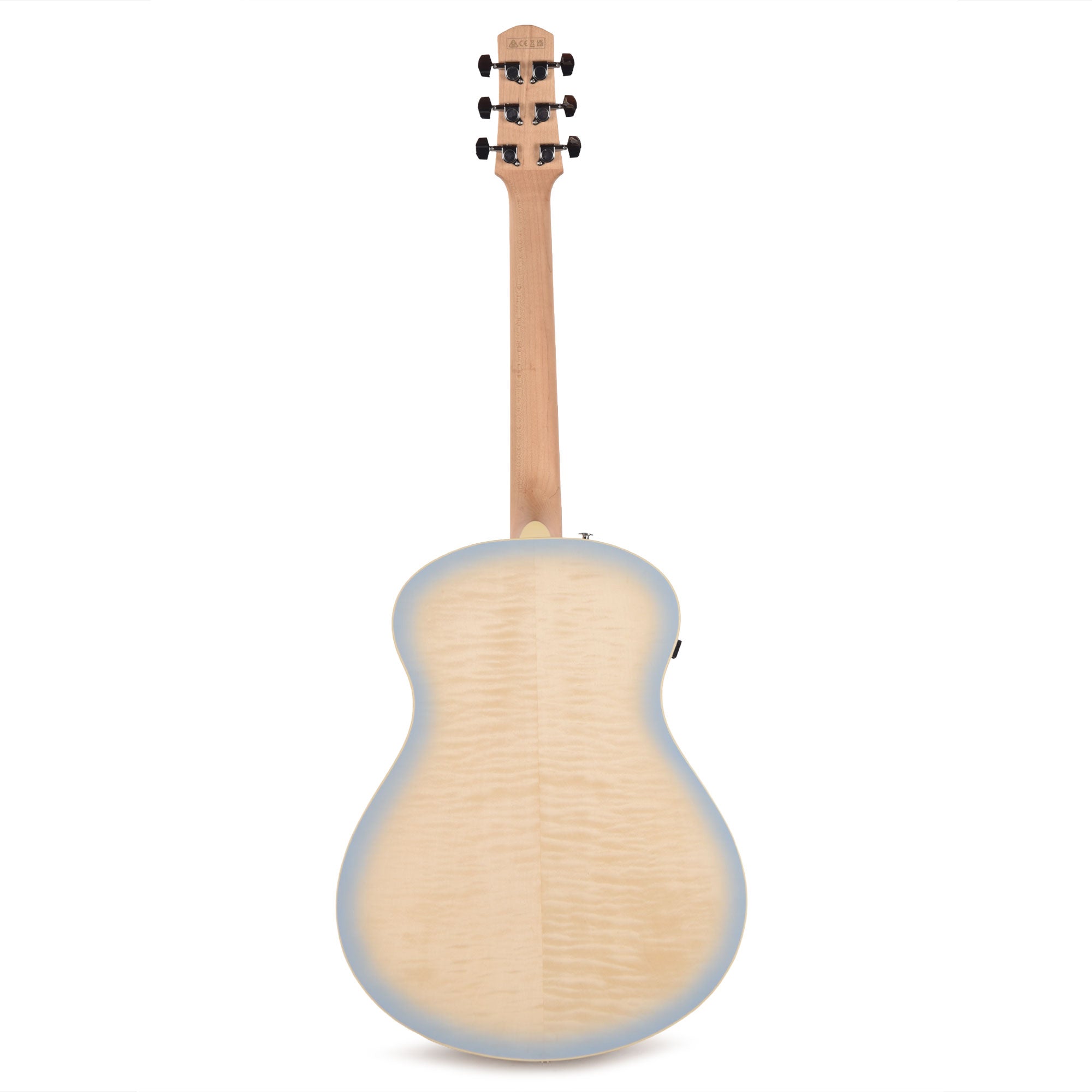 Ibanez AAM370M2EAIB Acoustic Electric Guitar Transparent Antique White Ice Blue Open Pore Acoustic Guitars / Built-in Electronics