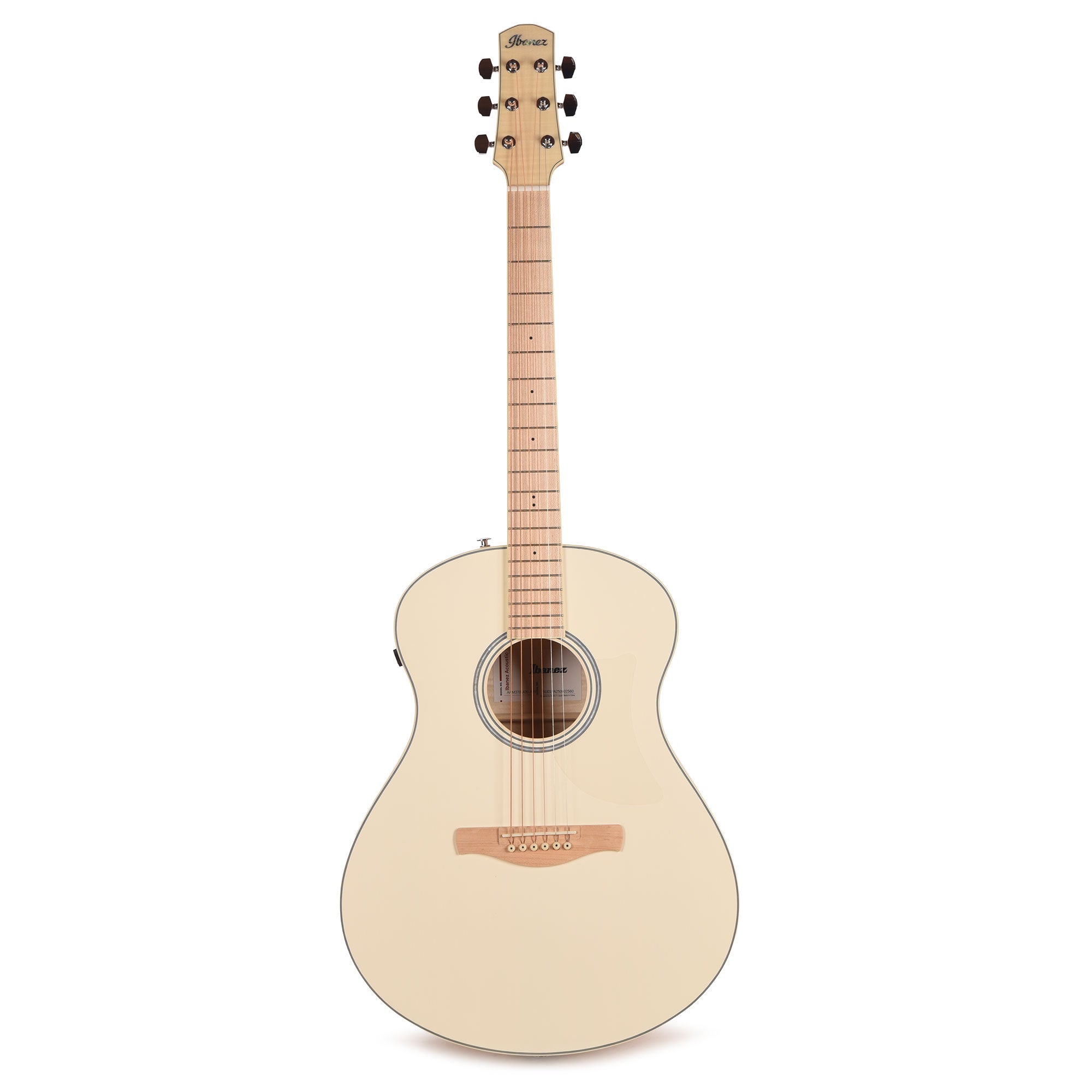 Ibanez AAM370M2EAPF Acoustic Electric Guitar Transparent Antique White Peach Fuzz Open Pore Acoustic Guitars / Built-in Electronics