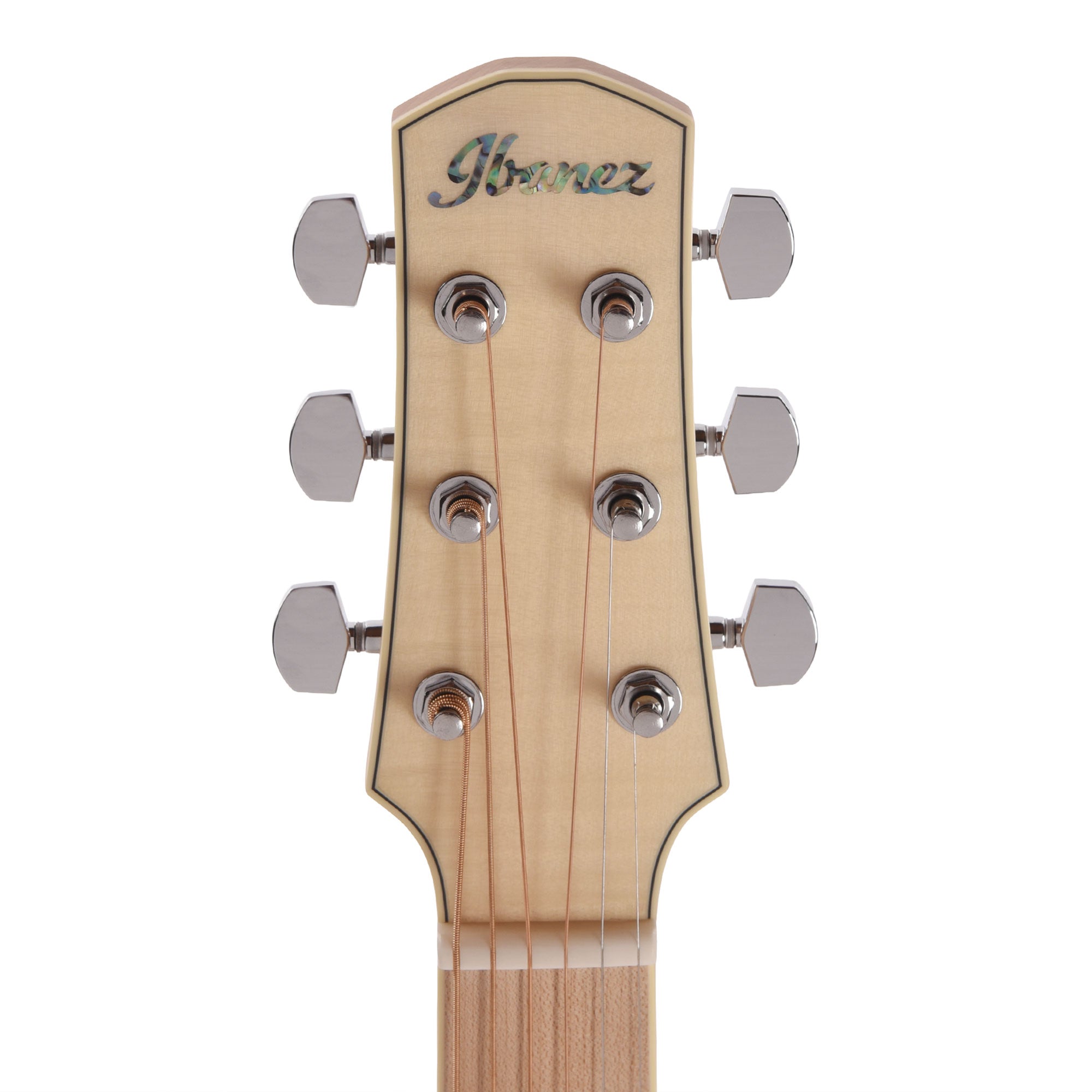Ibanez AAM370M2EAPF Acoustic Electric Guitar Transparent Antique White Peach Fuzz Open Pore Acoustic Guitars / Built-in Electronics