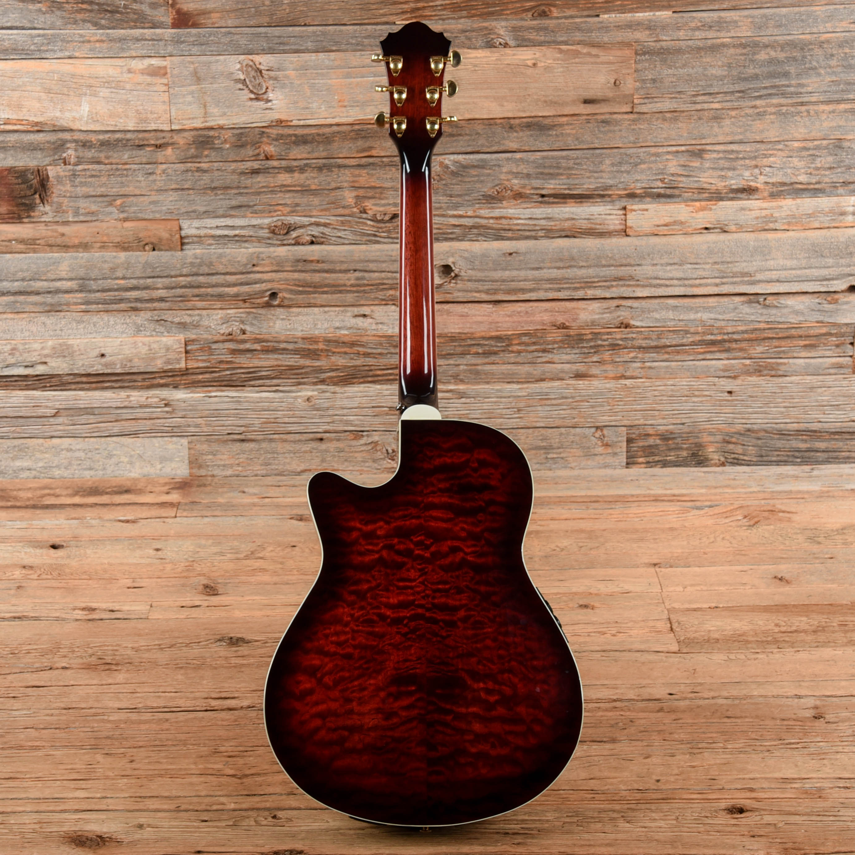 Ibanez AEF37E Acoustic Electric Red Burst Acoustic Guitars / Built-in Electronics