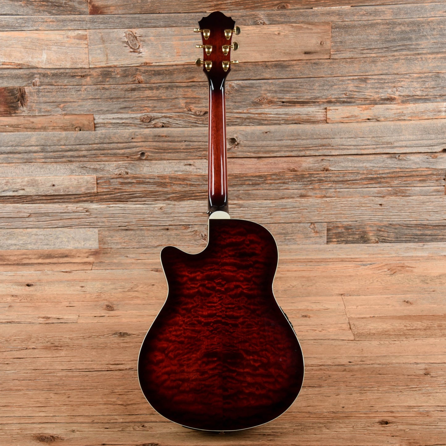 Ibanez AEF37E Acoustic Electric Red Burst Acoustic Guitars / Built-in Electronics