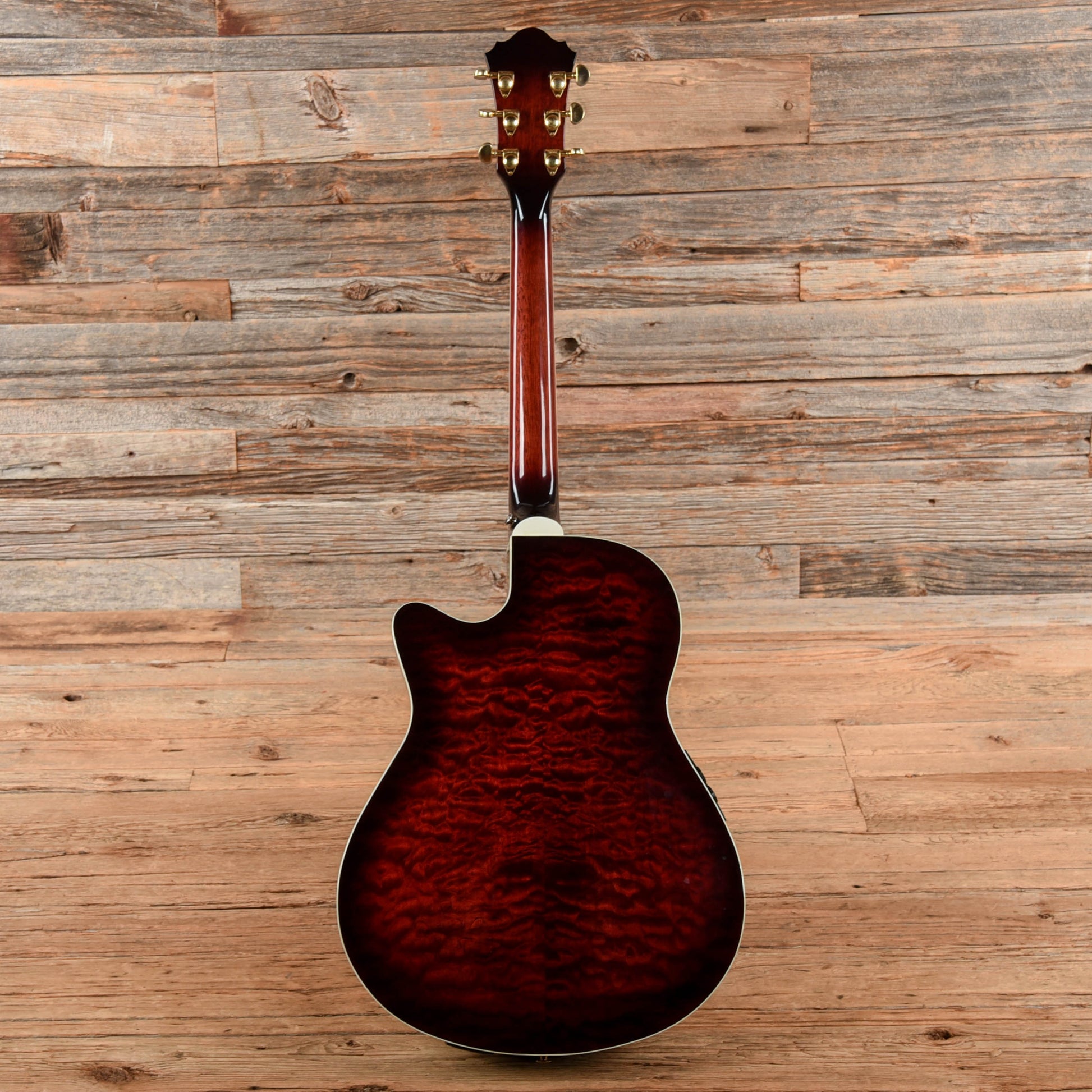 Ibanez AEF37E Acoustic Electric Red Burst Acoustic Guitars / Built-in Electronics