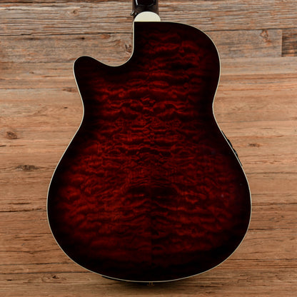 Ibanez AEF37E Acoustic Electric Red Burst Acoustic Guitars / Built-in Electronics