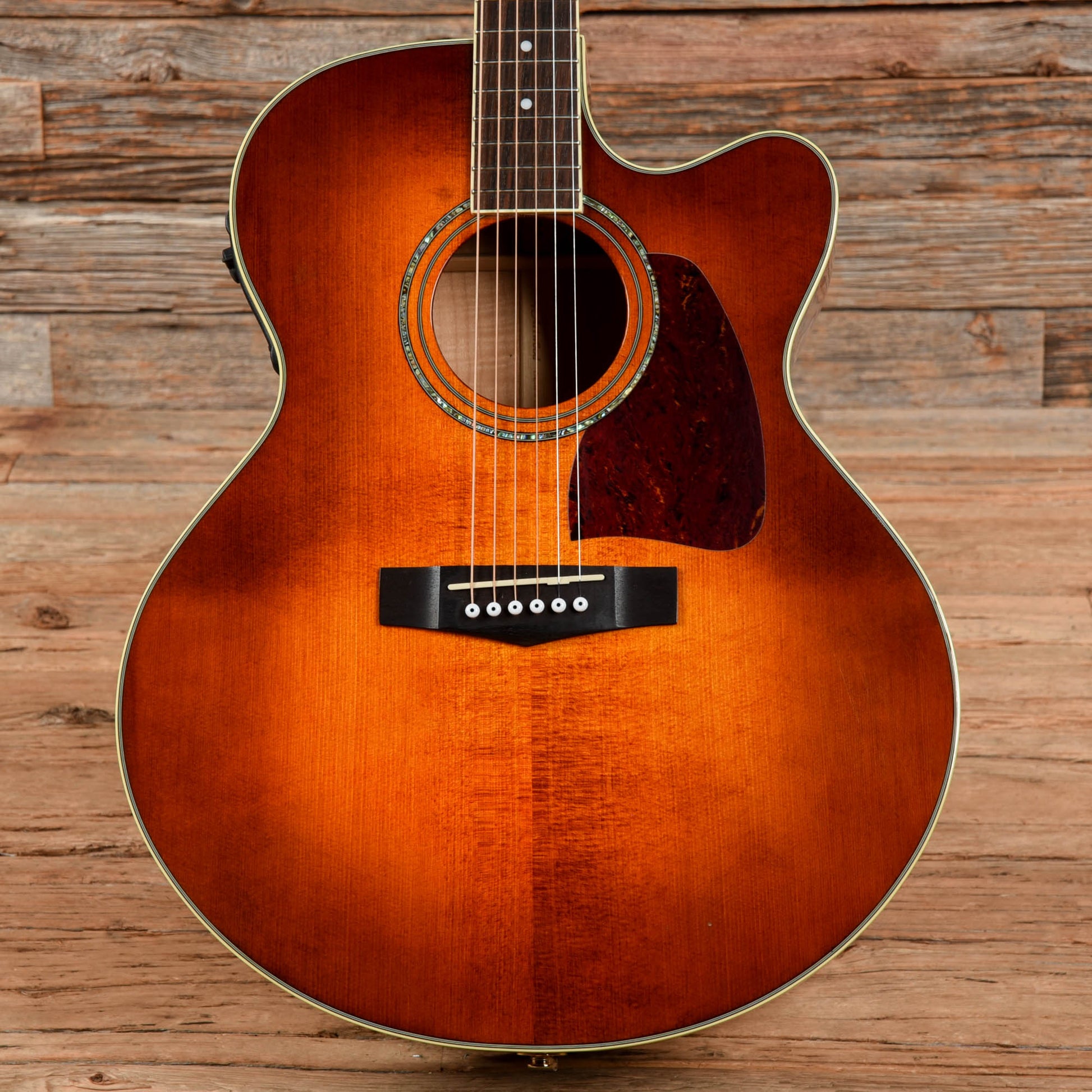 Ibanez AJ200ECE Artwood Jumbo Sunburst Acoustic Guitars / Built-in Electronics