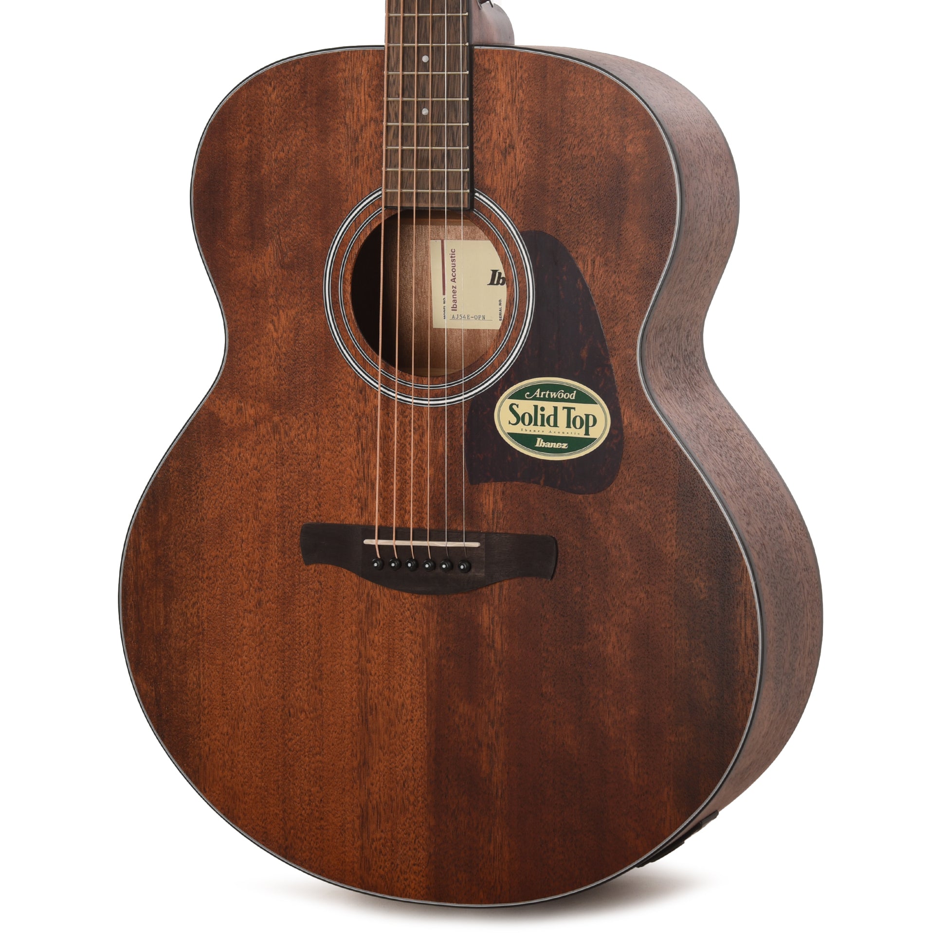 Ibanez AJ54EOPN Acoustic-Electric Guitar Jumbo Open Pore Natural Acoustic Guitars / Built-in Electronics