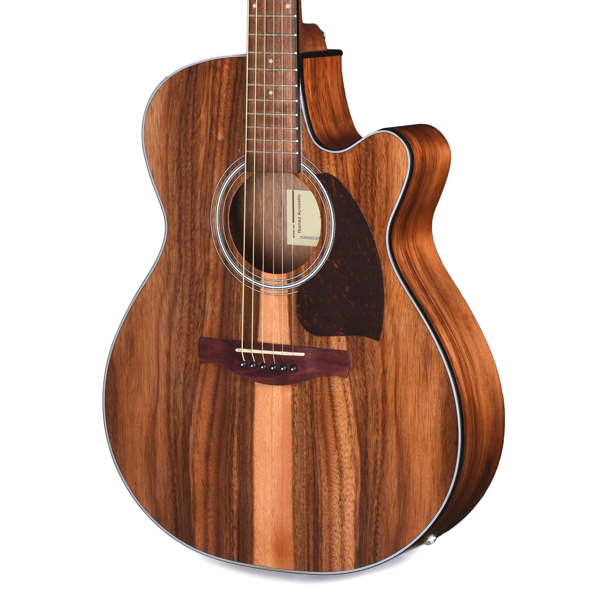 Ibanez PC50WSCEOPB Acoustic-Electric Guitar Cutaway Grand Concert Open Pore Brown Acoustic Guitars / Built-in Electronics