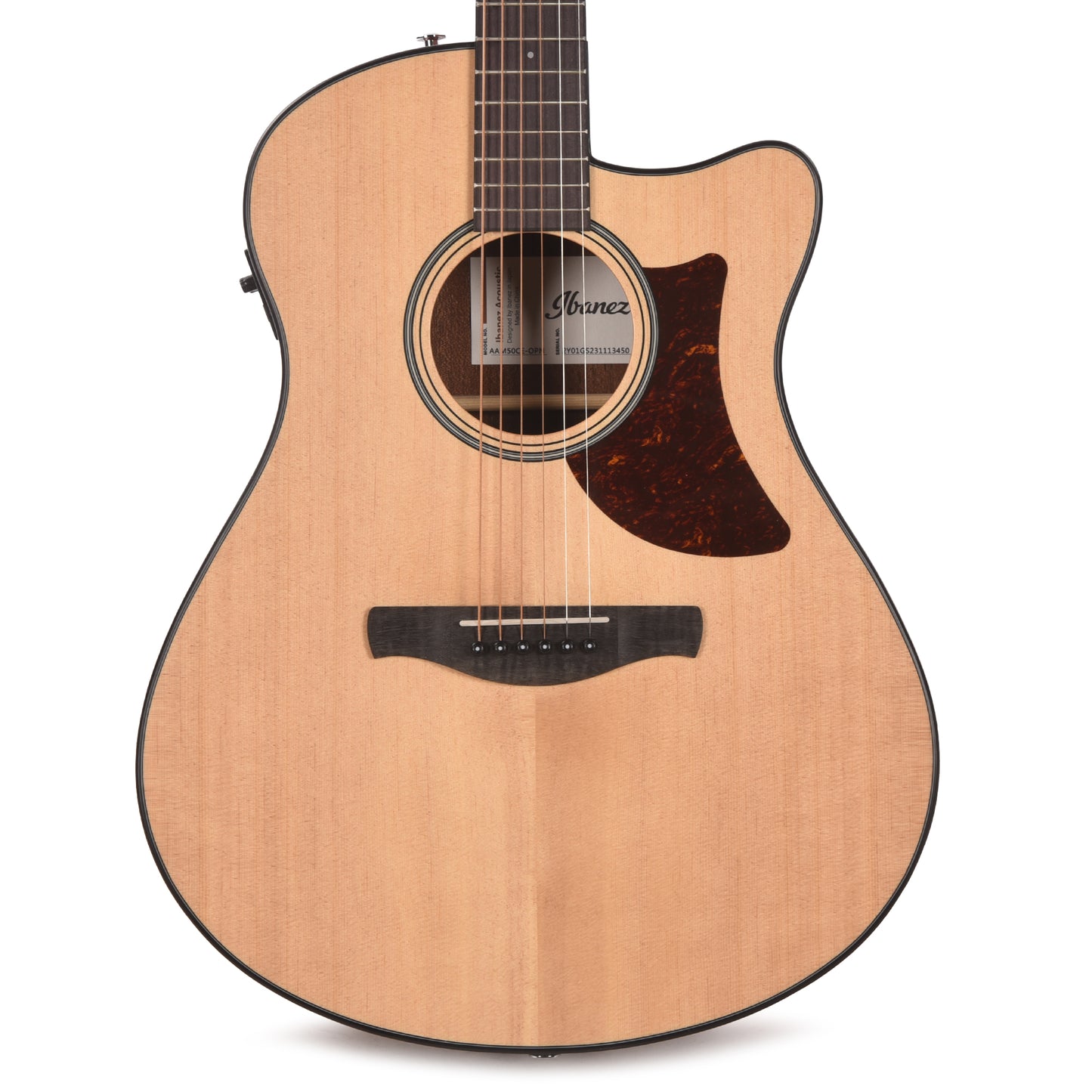 Ibanez AAM50CEOPN Acoustic-Electric Guitar Open Pore Natural Acoustic Guitars / Classical