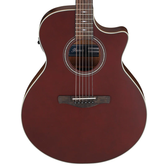 Ibanez AE100BUF Acoustic-Electric Guitar Burgundy Flat Acoustic Guitars / Classical