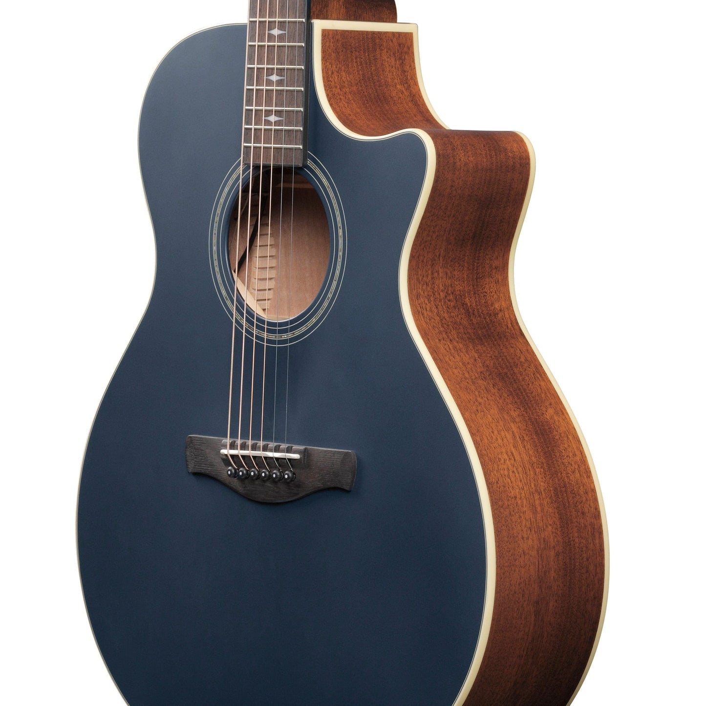 Ibanez AE100DBF Acoustic-Electric Guitar Dark Tide Blue Flat Acoustic Guitars / Classical