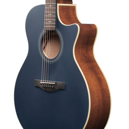 Ibanez AE100DBF Acoustic-Electric Guitar Dark Tide Blue Flat Acoustic Guitars / Classical
