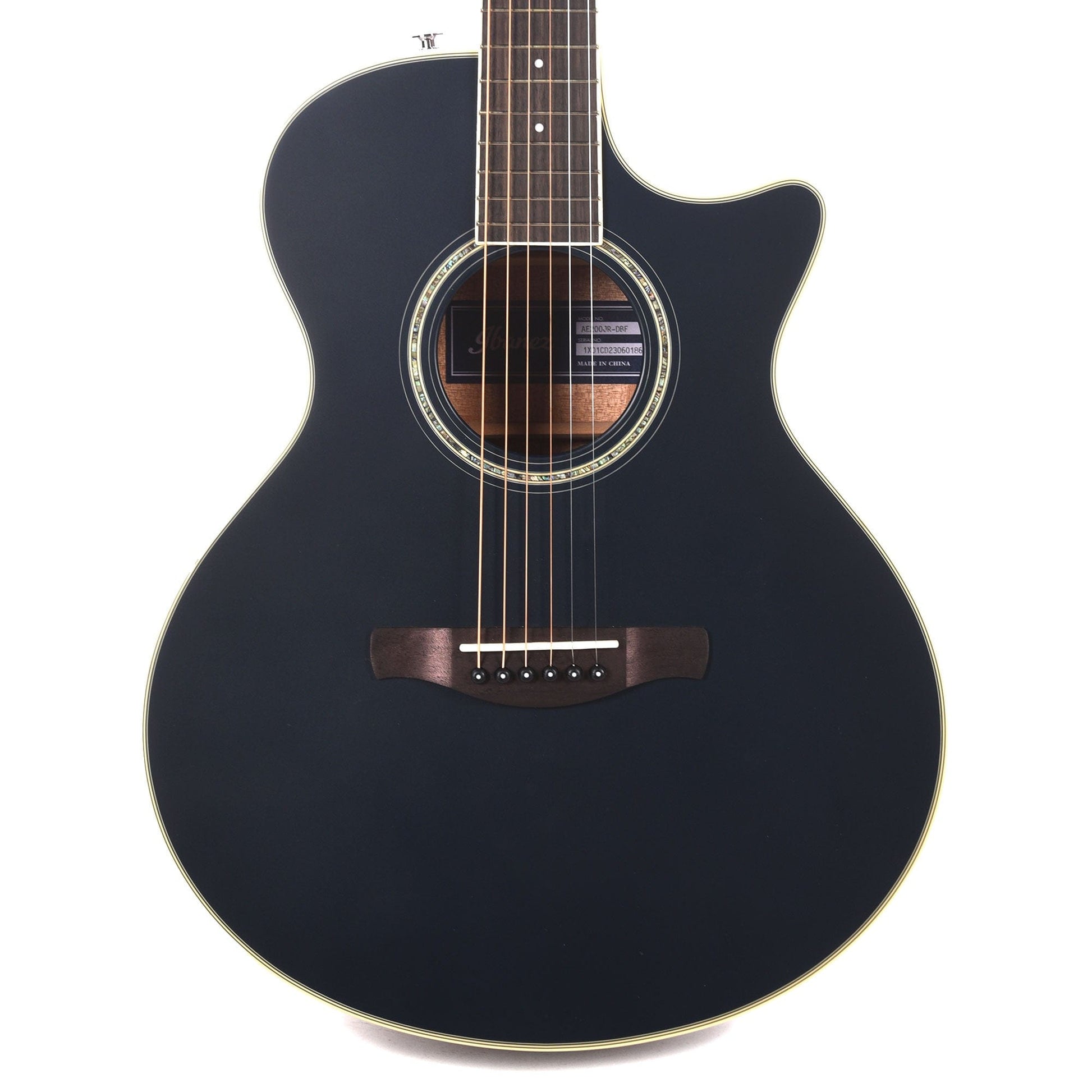 Ibanez AE200JRDBF Acoustic-Electric Guitar Dark Tide Blue Flat Acoustic Guitars / Classical