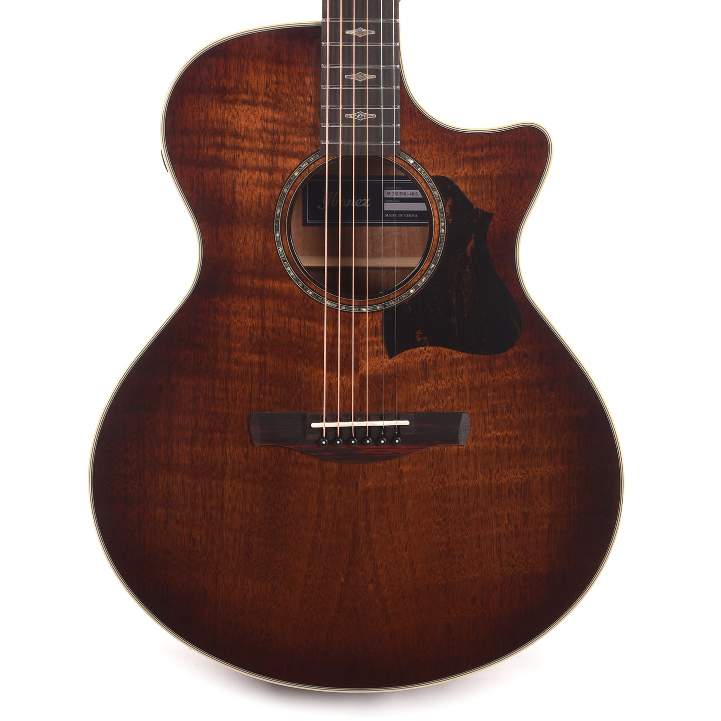 Ibanez AE340FMHMHS Acoustic-Electric Guitar Mahogany Sunburst High Gloss Acoustic Guitars / Classical