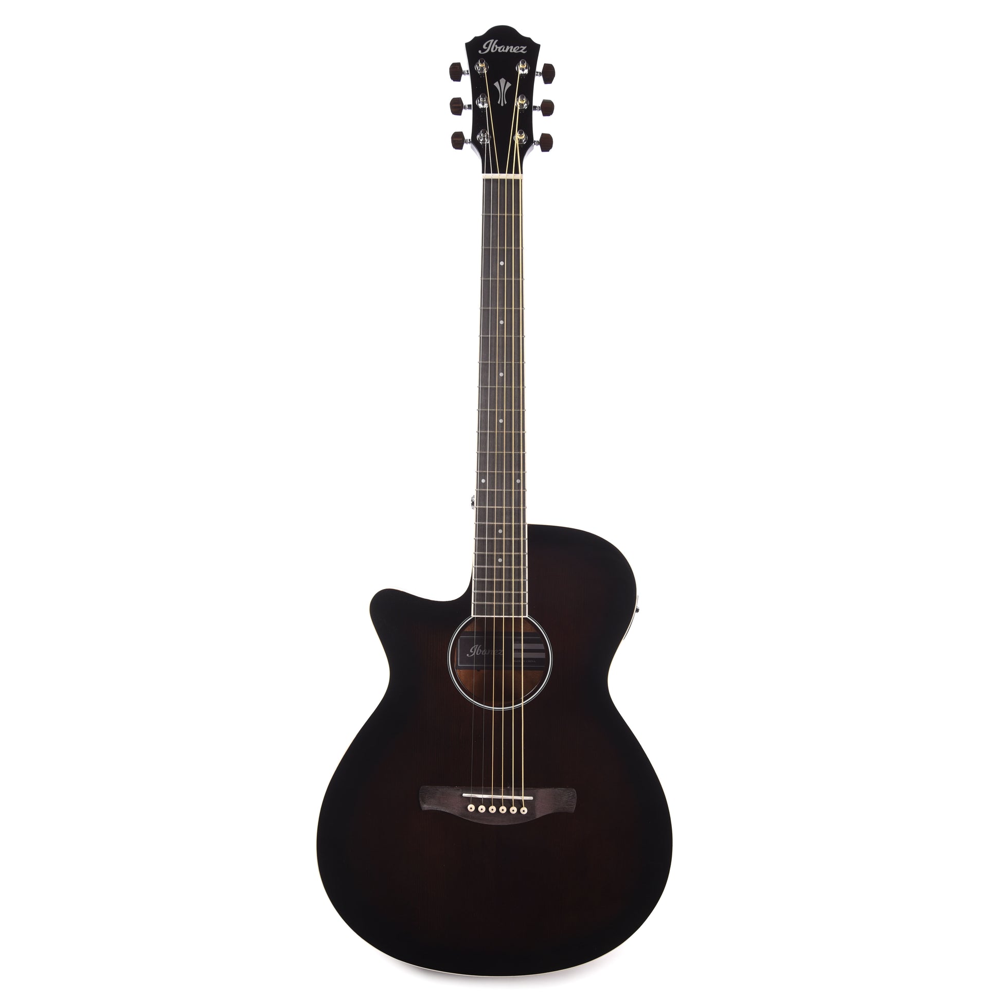 Ibanez AEG7LDVS Acoustic-Electric Guitar Dark Violin Sunburst High Gloss Left-Handed Acoustic Guitars / Classical