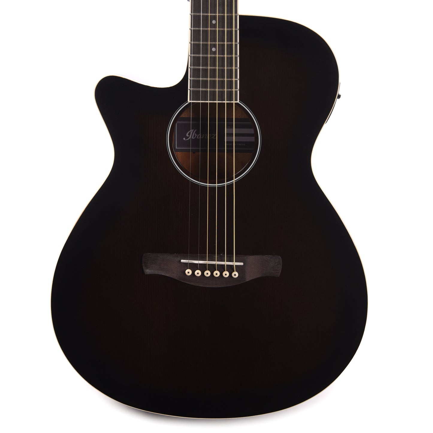 Ibanez AEG7LDVS Acoustic-Electric Guitar Dark Violin Sunburst High Gloss Left-Handed Acoustic Guitars / Classical