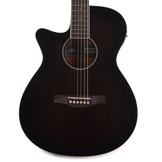 Ibanez AEG7LDVS Acoustic-Electric Guitar Dark Violin Sunburst High Gloss Left-Handed Acoustic Guitars / Classical