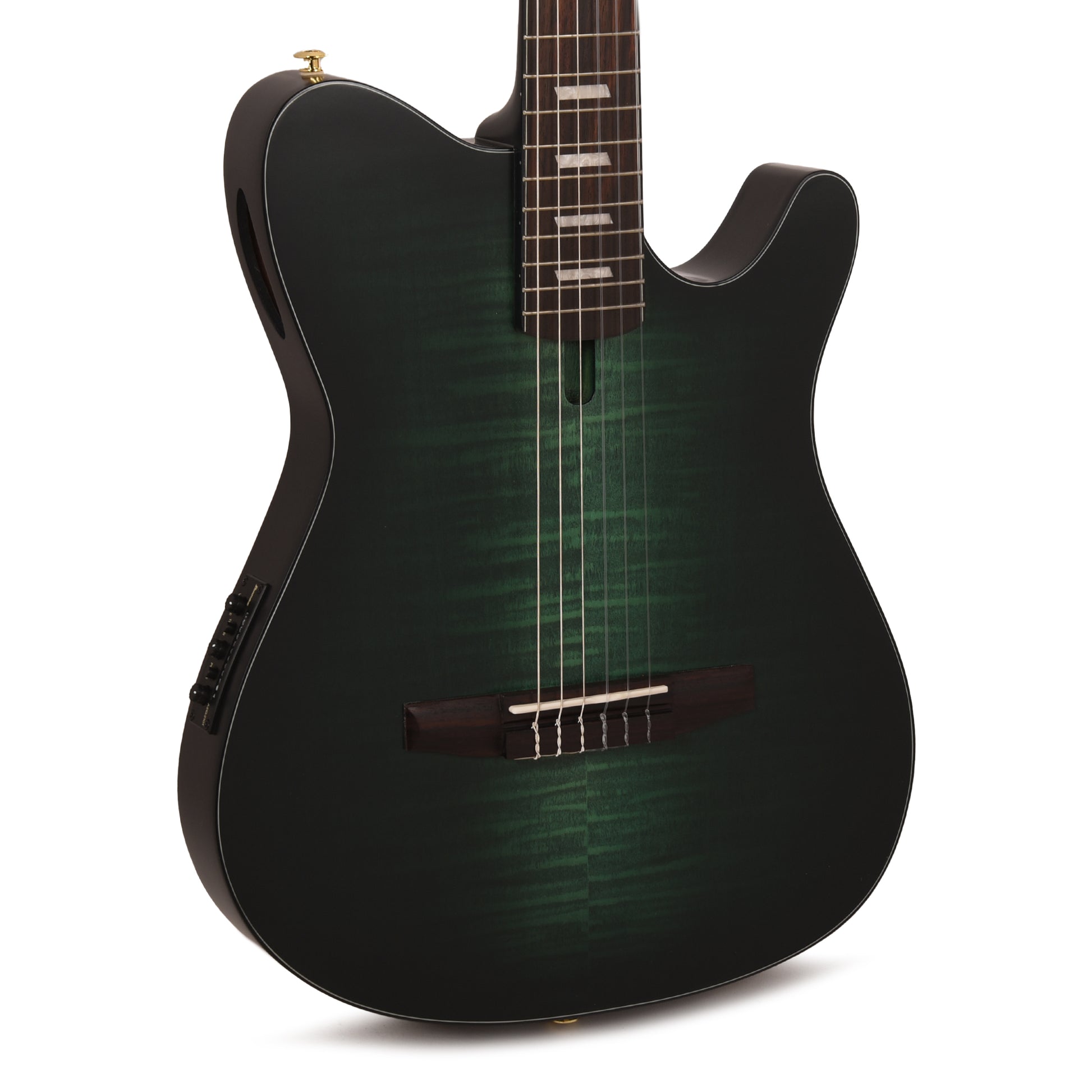 Ibanez FRH20FMNDGL Acoustic Electric Guitar Dark Emerald Burst Low Gloss Acoustic Guitars / Classical