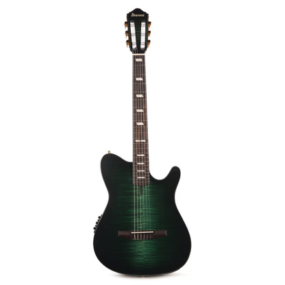 Ibanez FRH20FMNDGL Acoustic Electric Guitar Dark Emerald Burst Low Gloss Acoustic Guitars / Classical