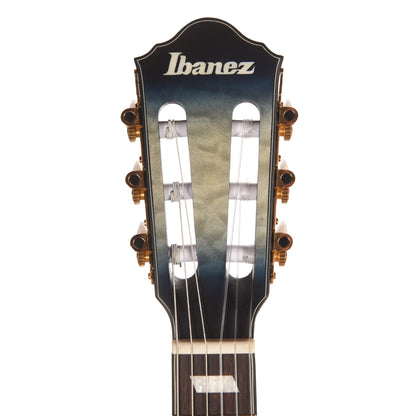 Ibanez FRH20QMNCTL Acoustic Electric Guitar Cosmic Blue Sunburst Low Gloss Acoustic Guitars / Classical