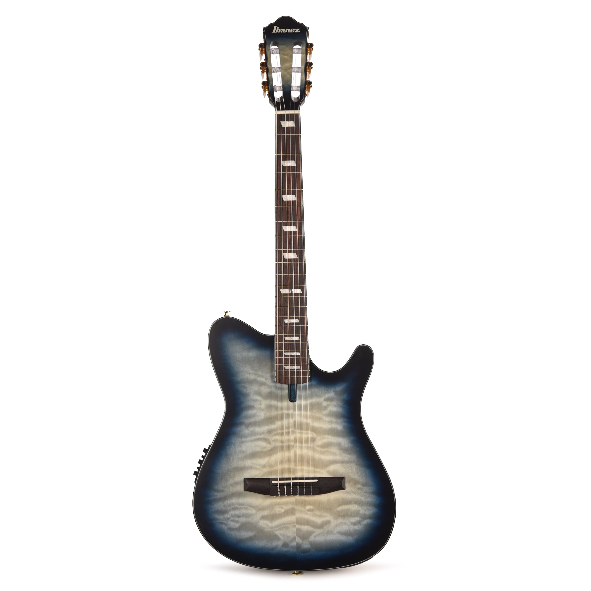 Ibanez FRH20QMNCTL Acoustic Electric Guitar Cosmic Blue Sunburst Low Gloss Acoustic Guitars / Classical