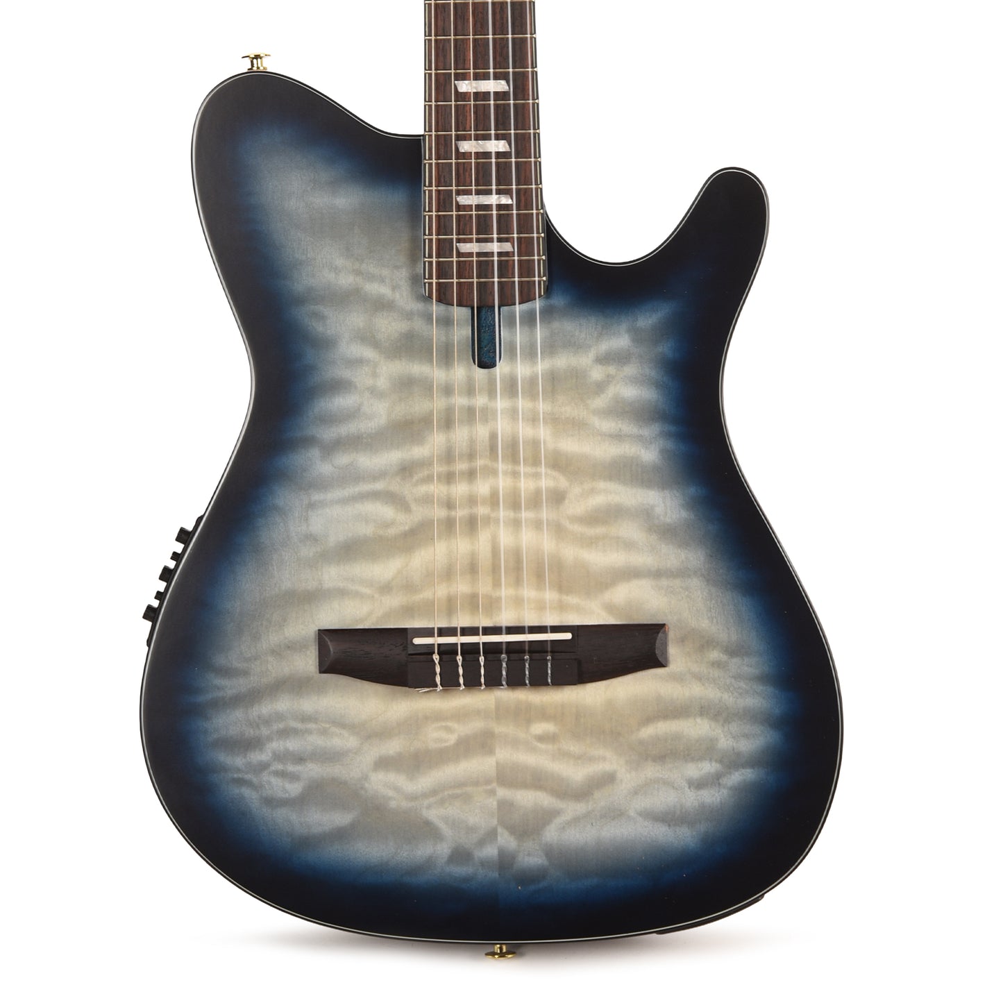Ibanez FRH20QMNCTL Acoustic Electric Guitar Cosmic Blue Sunburst Low Gloss Acoustic Guitars / Classical