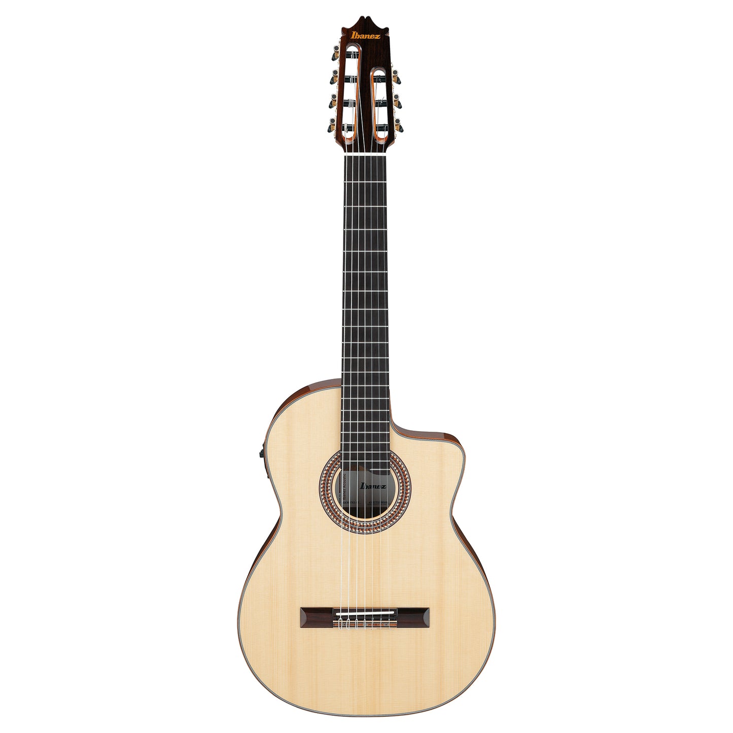 Ibanez GA3007CENT 7-String Classical Cutaway Acoustic-Electric Guitar w/ Hardshell Case Natural High Gloss Acoustic Guitars / Classical