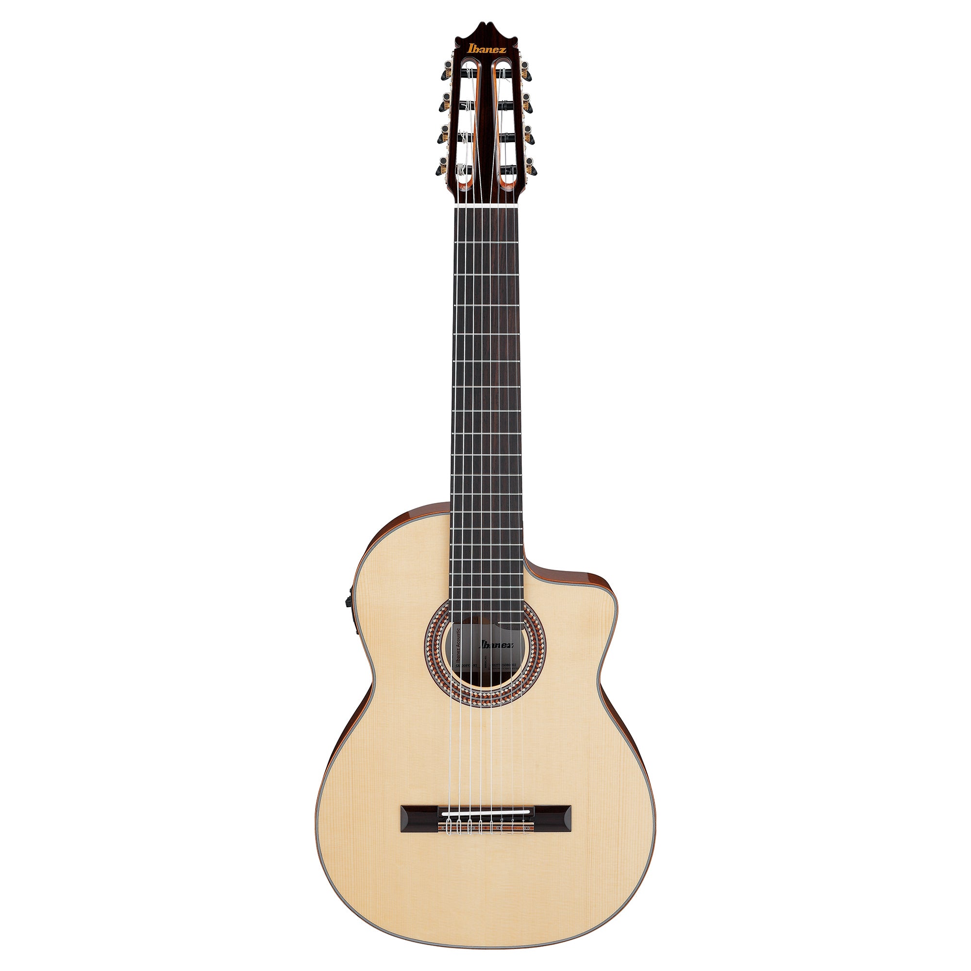Ibanez GA3008CENT 8-String Classical Cutaway Acoustic-Electric Guitar w/ Hardshell Case Natural High Gloss Acoustic Guitars / Classical