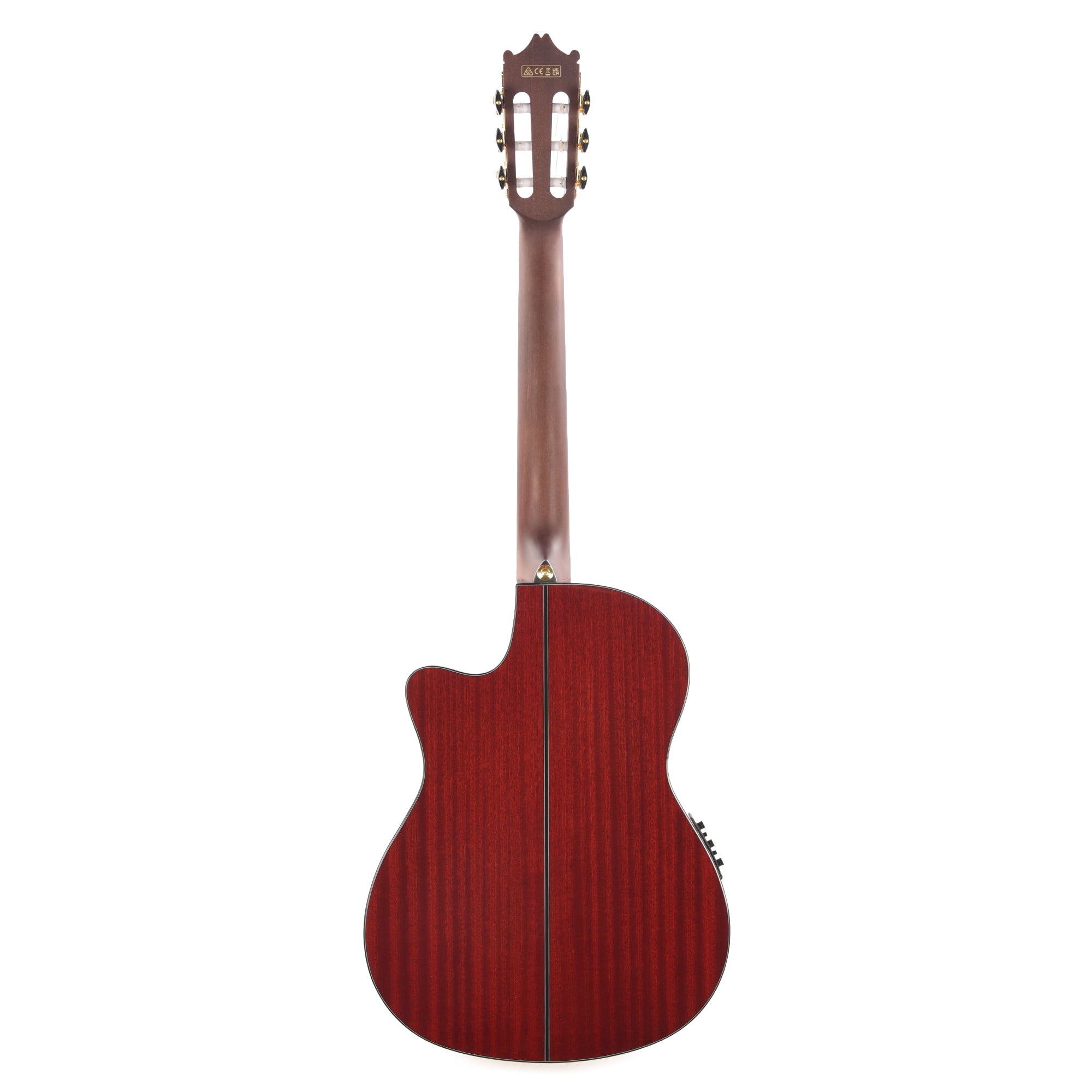 Ibanez GA35TCESRR Thinline Cutaway Classical Acoustic-Electric Sapphire Red High Gloss Acoustic Guitars / Classical