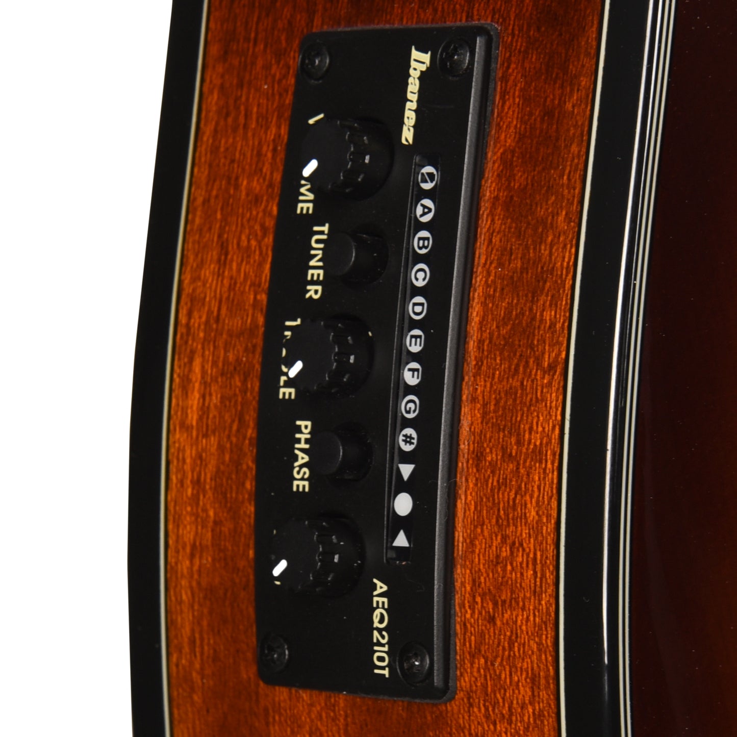 Ibanez GA35TCEVLS Thinline Cutaway Classical Acoustic-Electric Violin Sunburst High Gloss Acoustic Guitars / Classical