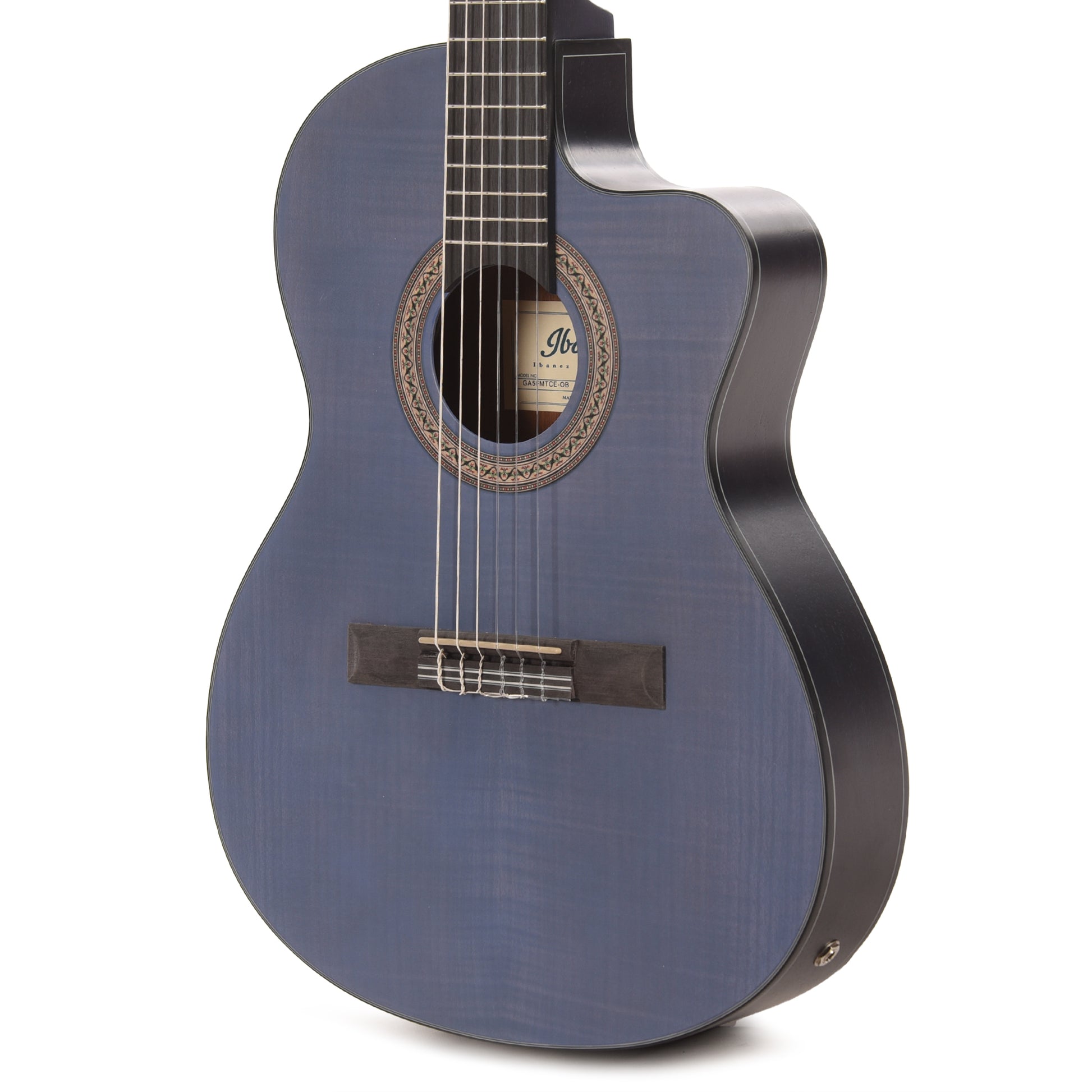 Ibanez GA5FMTCEOB Classical Acoustic Electric Guitar Open Pore Berry Acoustic Guitars / Classical
